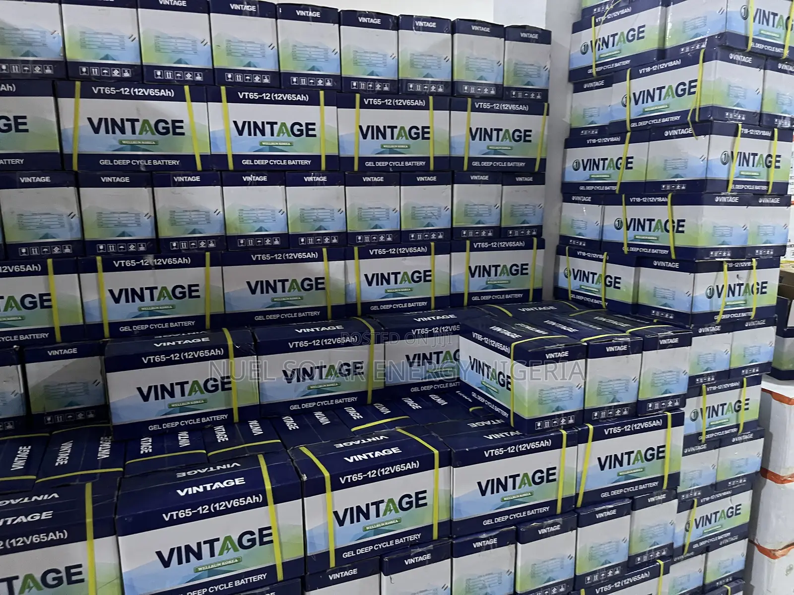Vintage 65ah 12v Deep Cycle Gel Battery