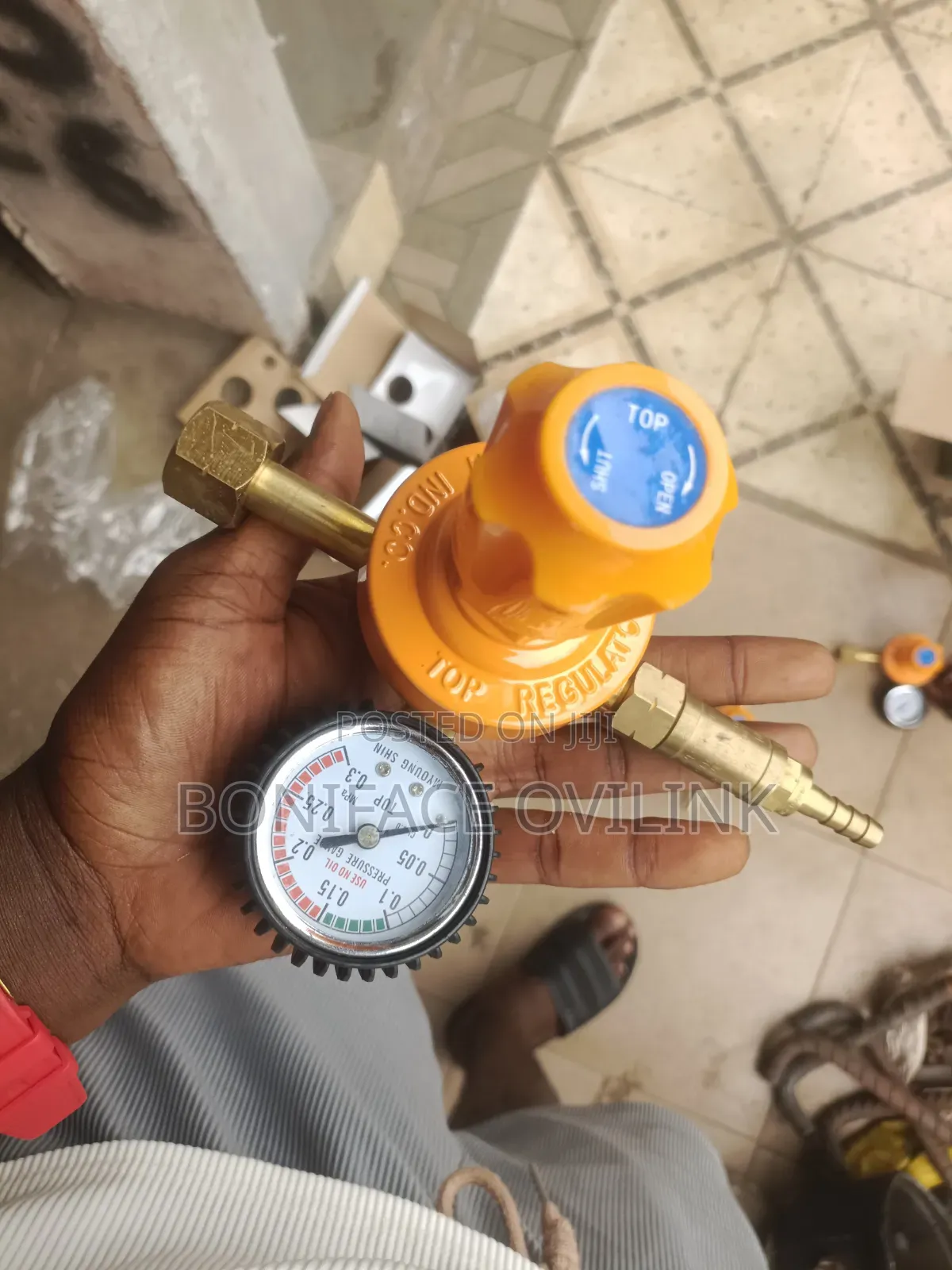 Propane Regulator With Flashback Arrestors