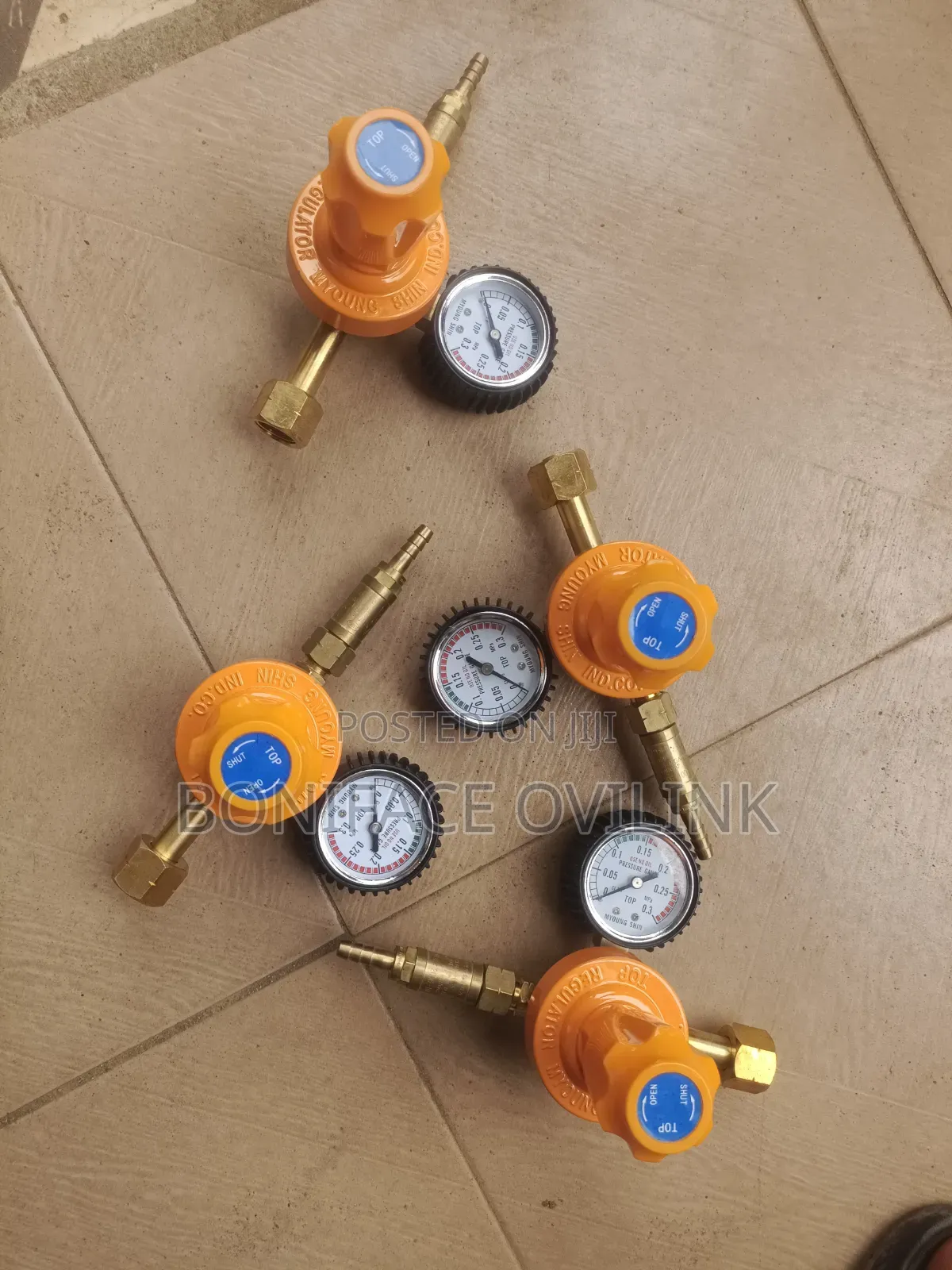 Propane Regulator With Flashback Arrestors