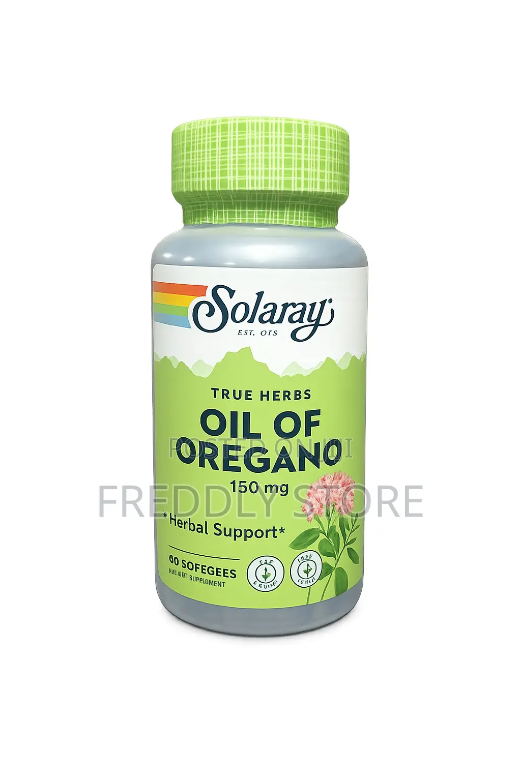 Oil of Oregano 150mg Herbal Support Solaray