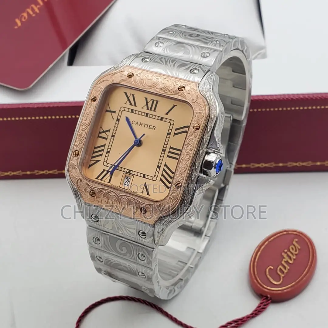 Cartier Quality Luxury Ladies Chain Strap Wristwatch