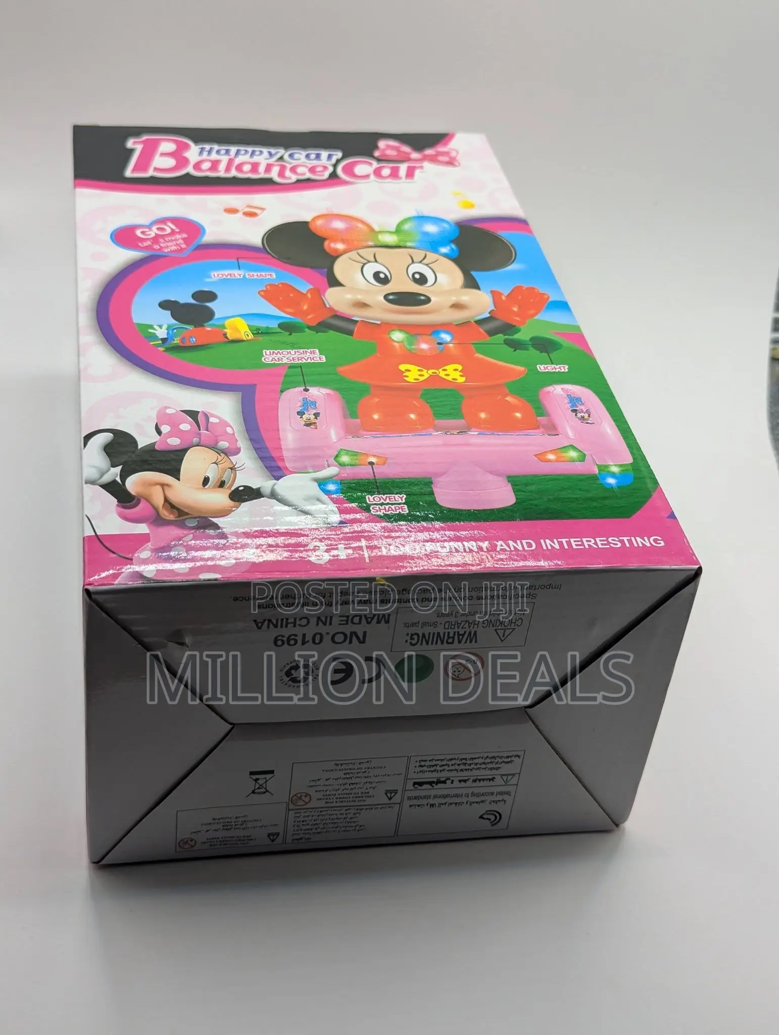 Minnie Mouse Action Figure Balance Car Ages 3+