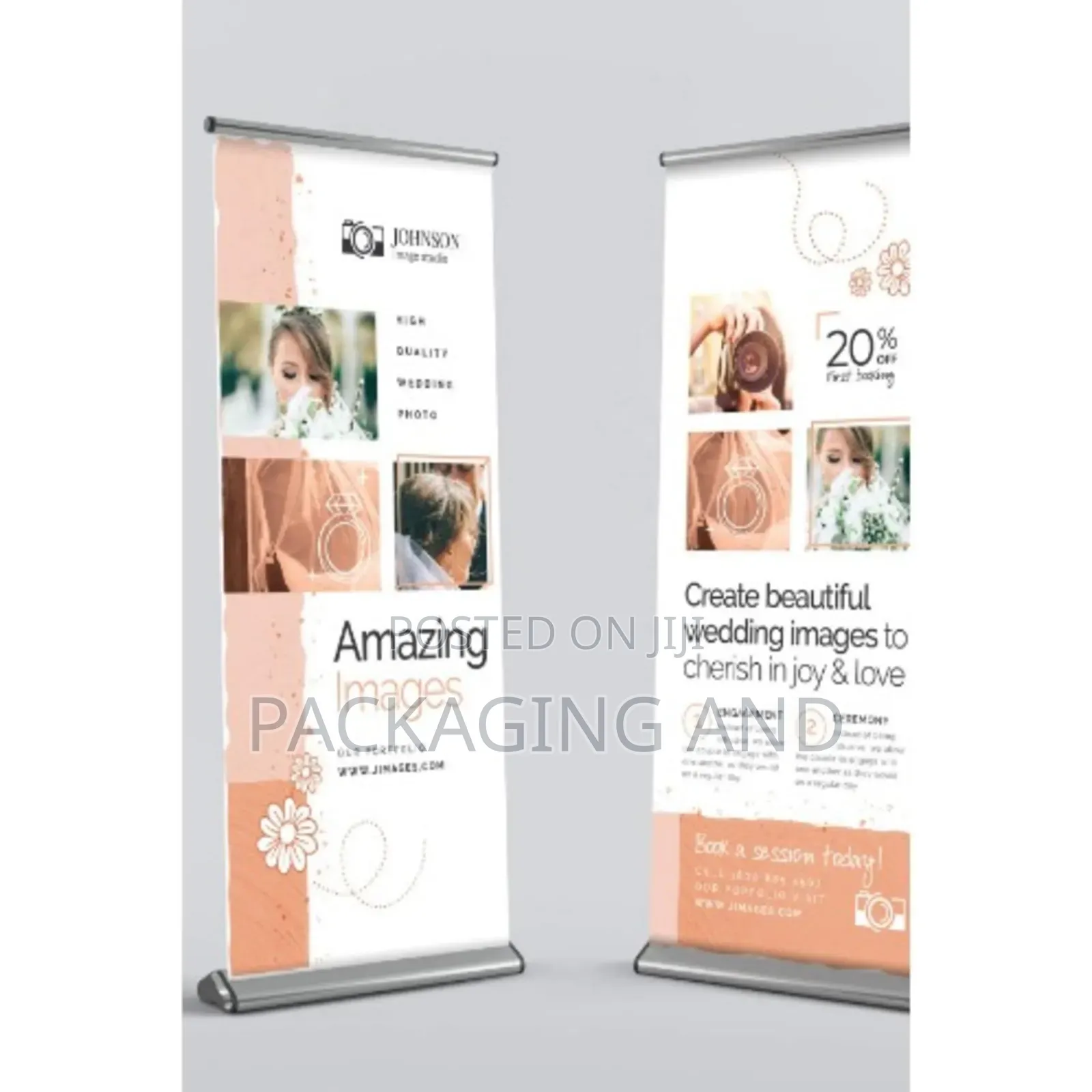 8x7ft Roll-Up Banner Stand Printing Only-Solidbase(Stand at Extra Cost