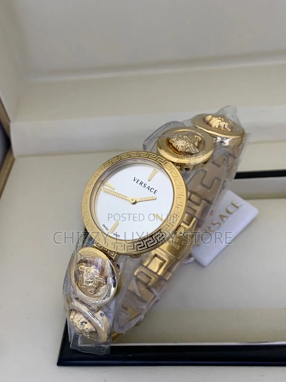 Versace Quality Luxury Ladies Water Resistance Wristwatch