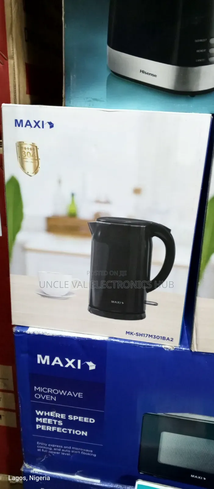 Maxi 1.5l Electric Kettle (Black)