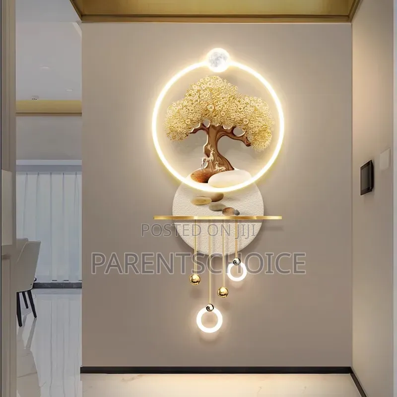Tree Murals Led Light Painting With Remote-120 by 60cm