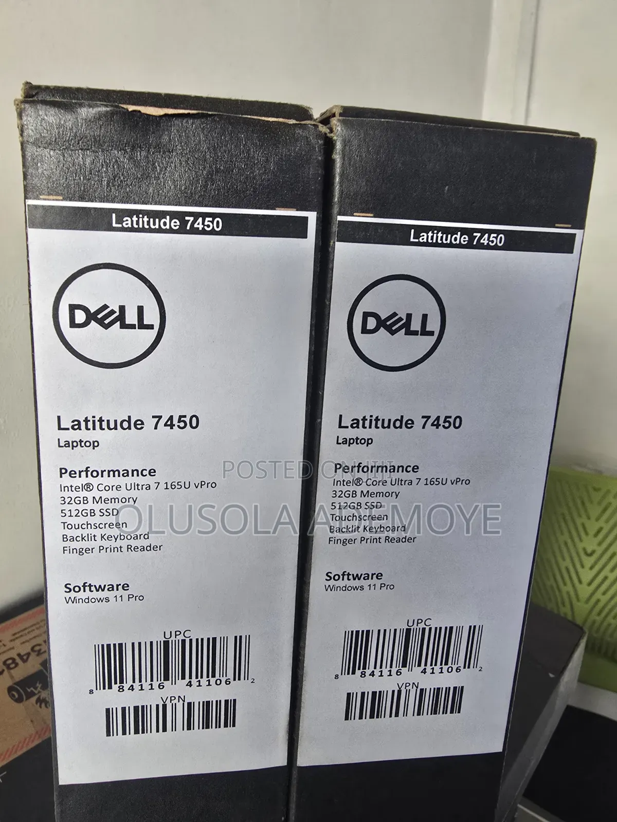 New Laptop Dell Latitude 7450 32GB Intel Core Ultra 7 SSD 512GB