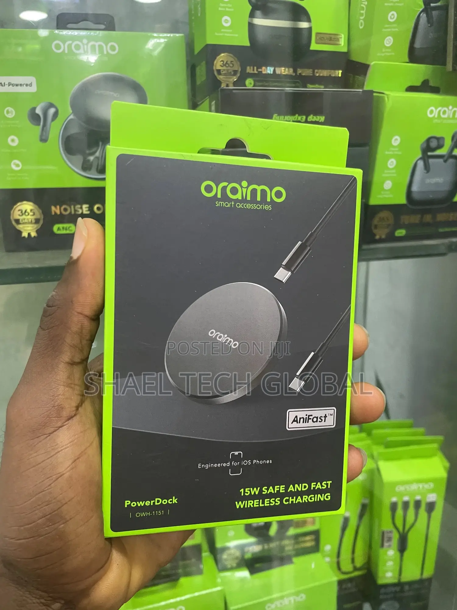 Oraimo 15w Wireless Charger Owh-1151