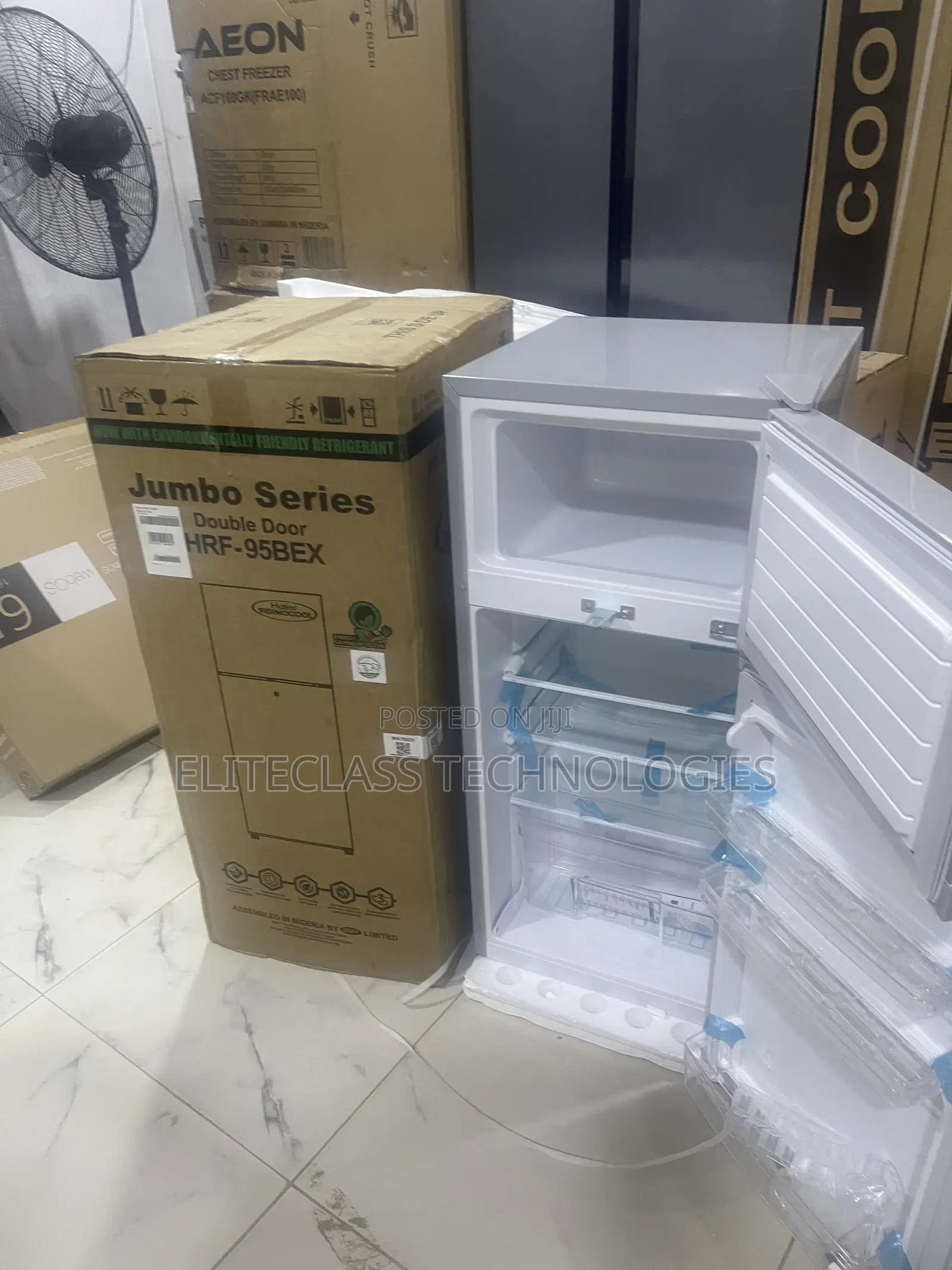 Haier Thermocool HRF-95bex Two Door Refrigerator 95 Litres