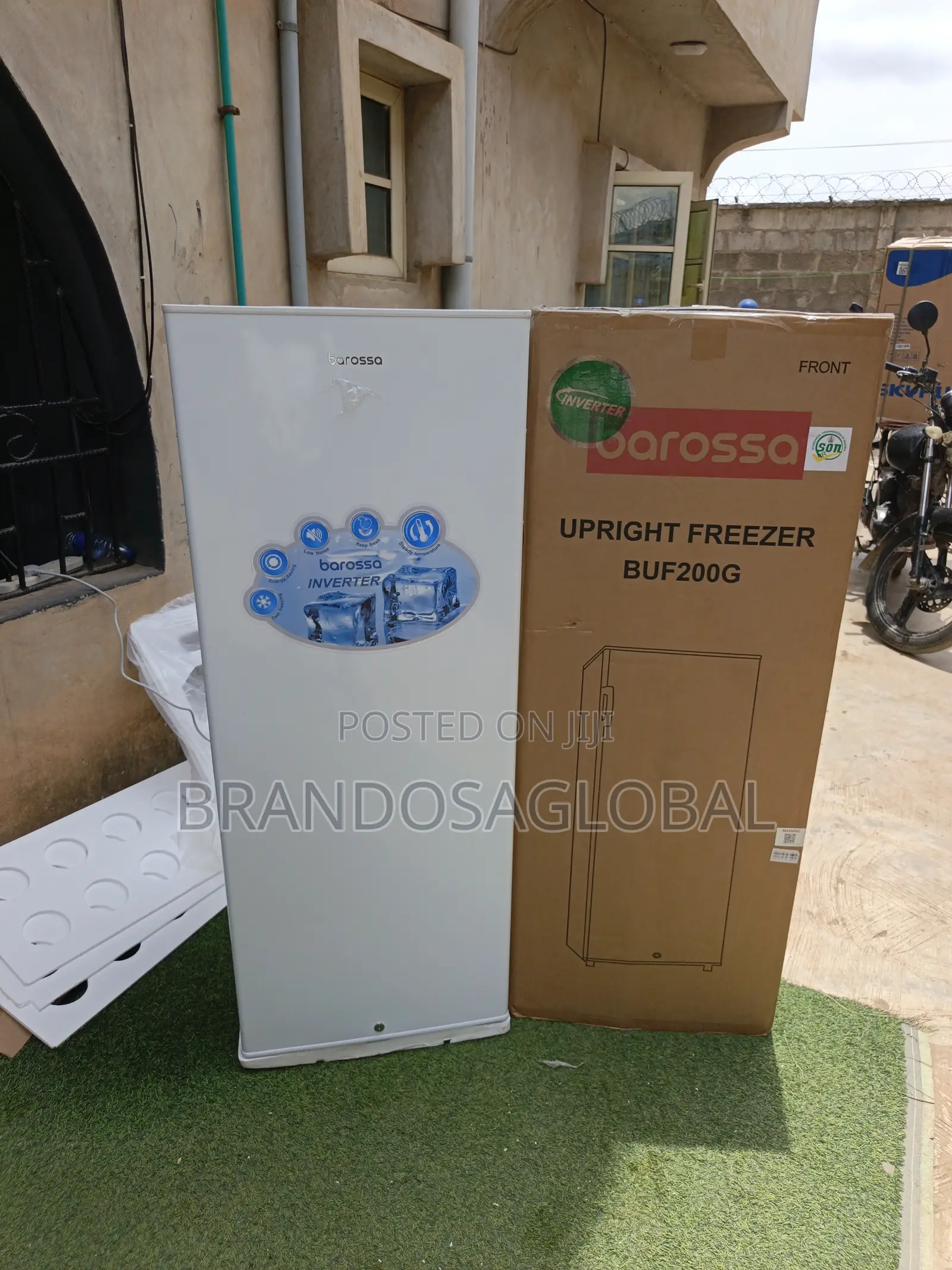 Barossa 200l Upright Freezer[Buf200g]Durable Freezing Appliance System