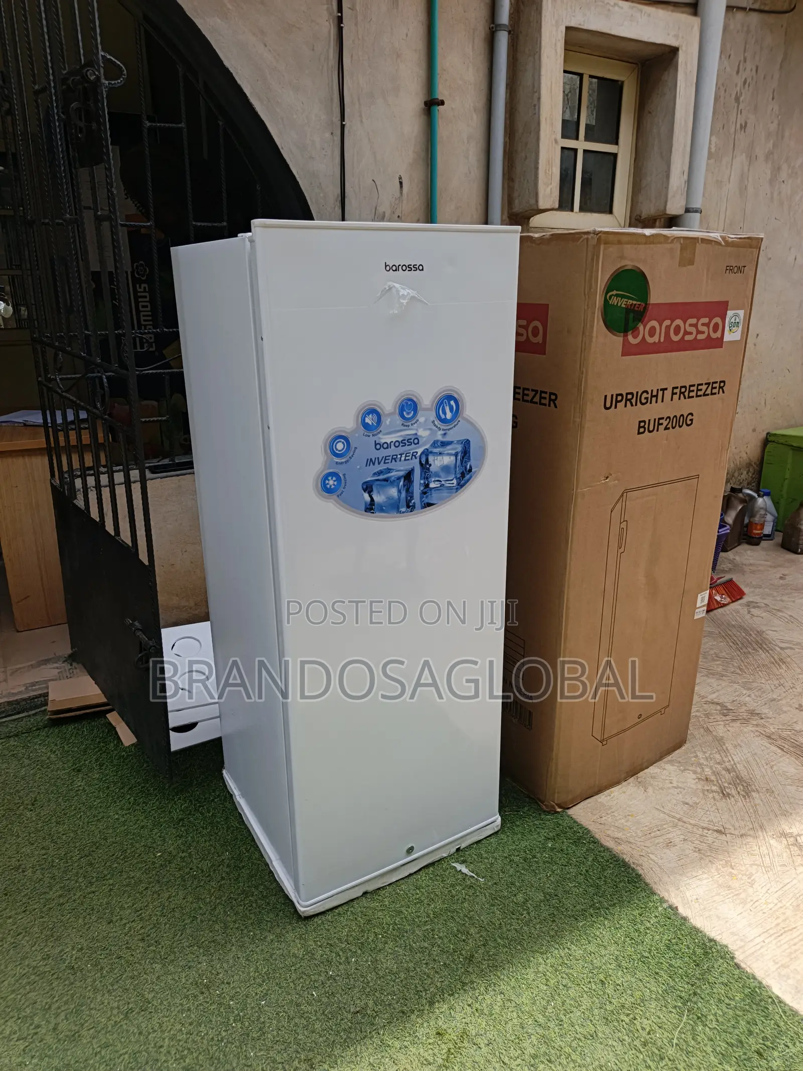 Barossa 200l Upright Freezer[Buf200g]Energy Saving Frozen Food Freezer