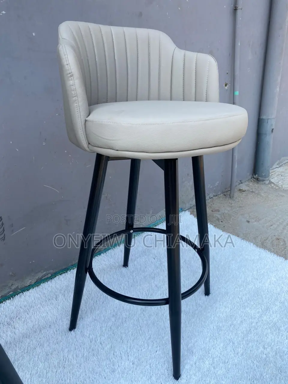 Modern Black Bar Stool Chair