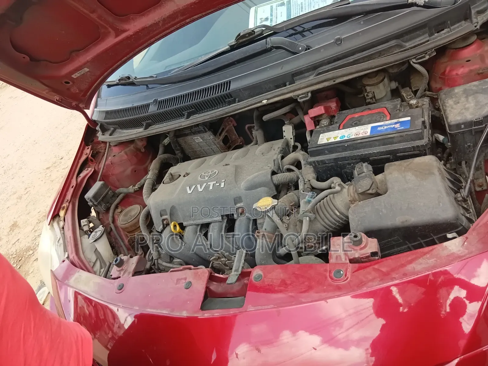 Toyota Yaris 2008 Red