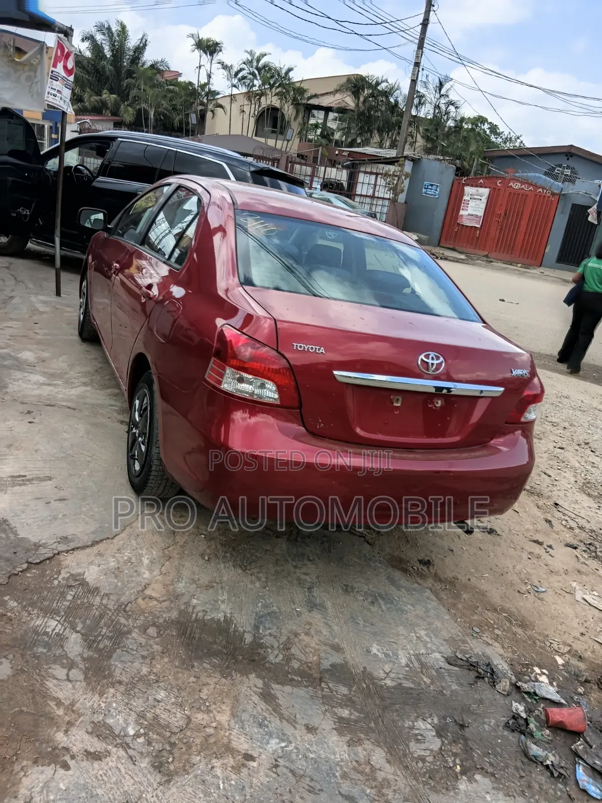 Toyota Yaris 2008 Red