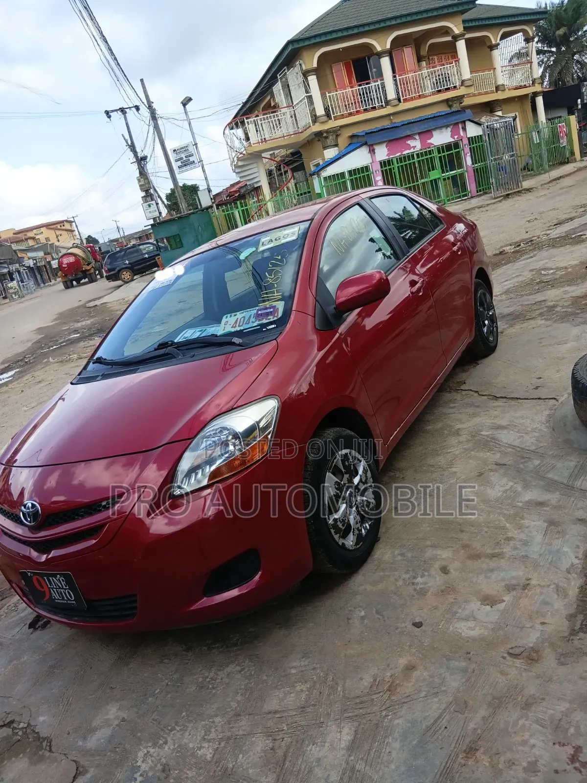 Toyota Yaris 2008 Red