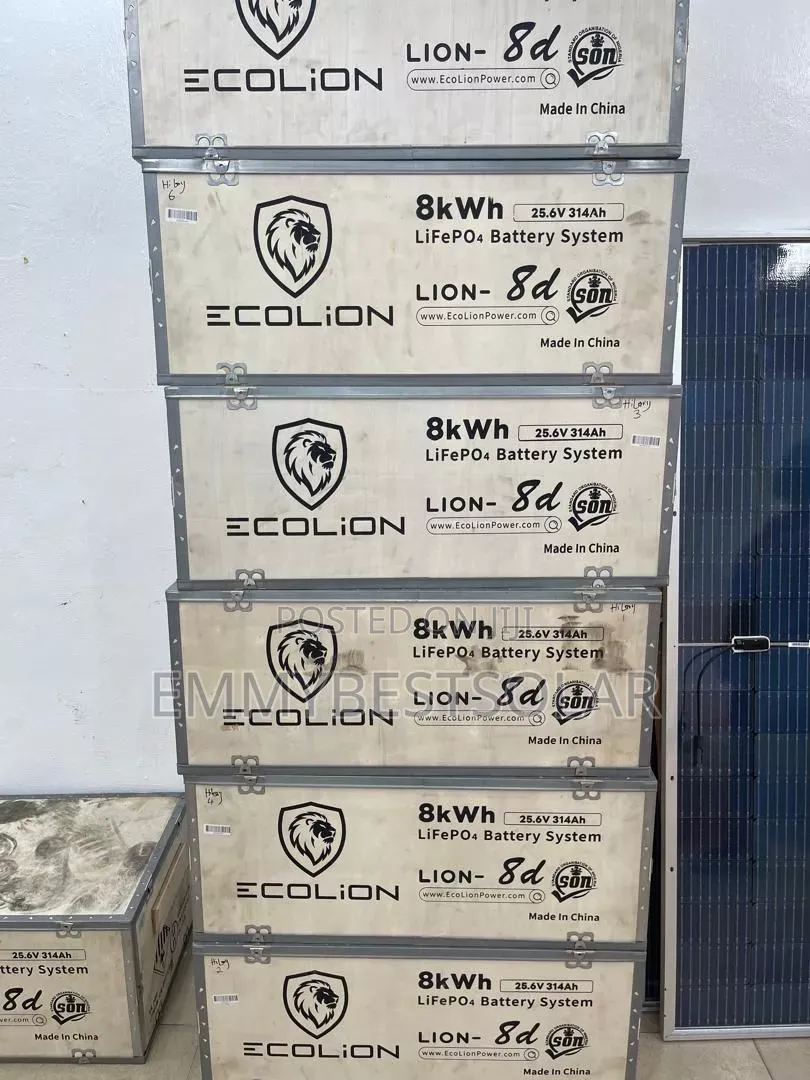 8kwh 24v Ecolion Lithium Battery