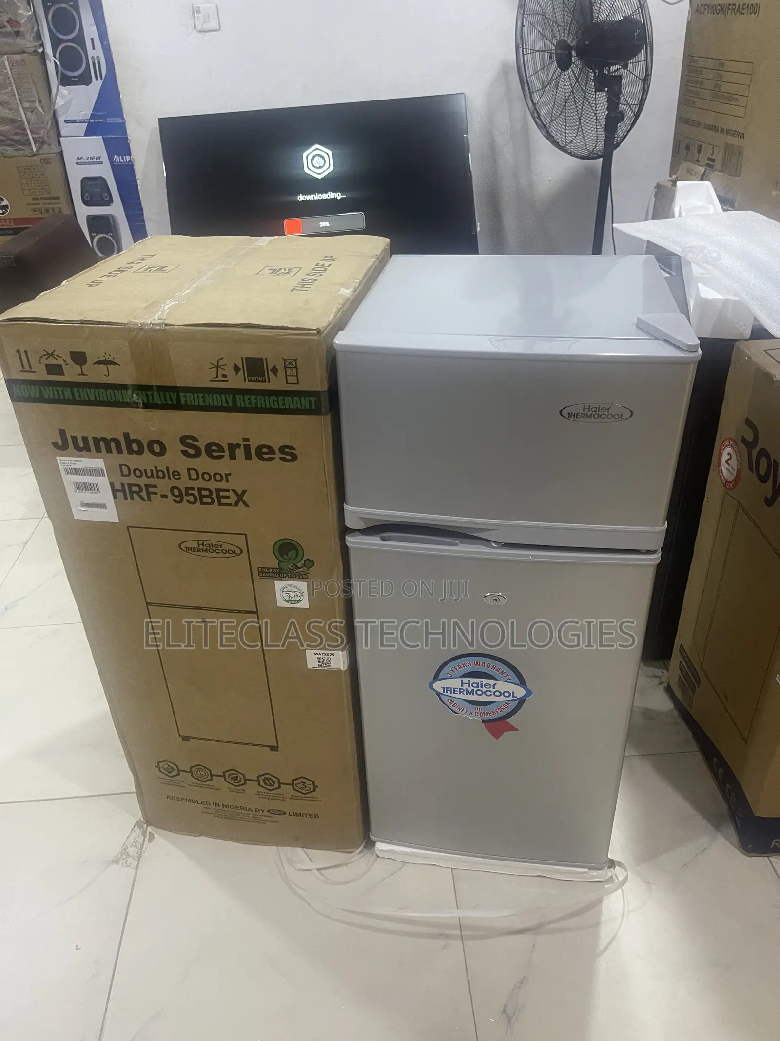 95 Liter Haier Thermocool Two Door Fridge