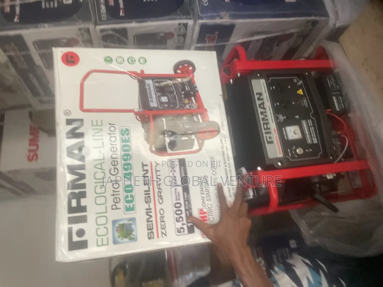 Firman Eco 4990es 5.5kva Petrol Generator – 100% Copper Coil