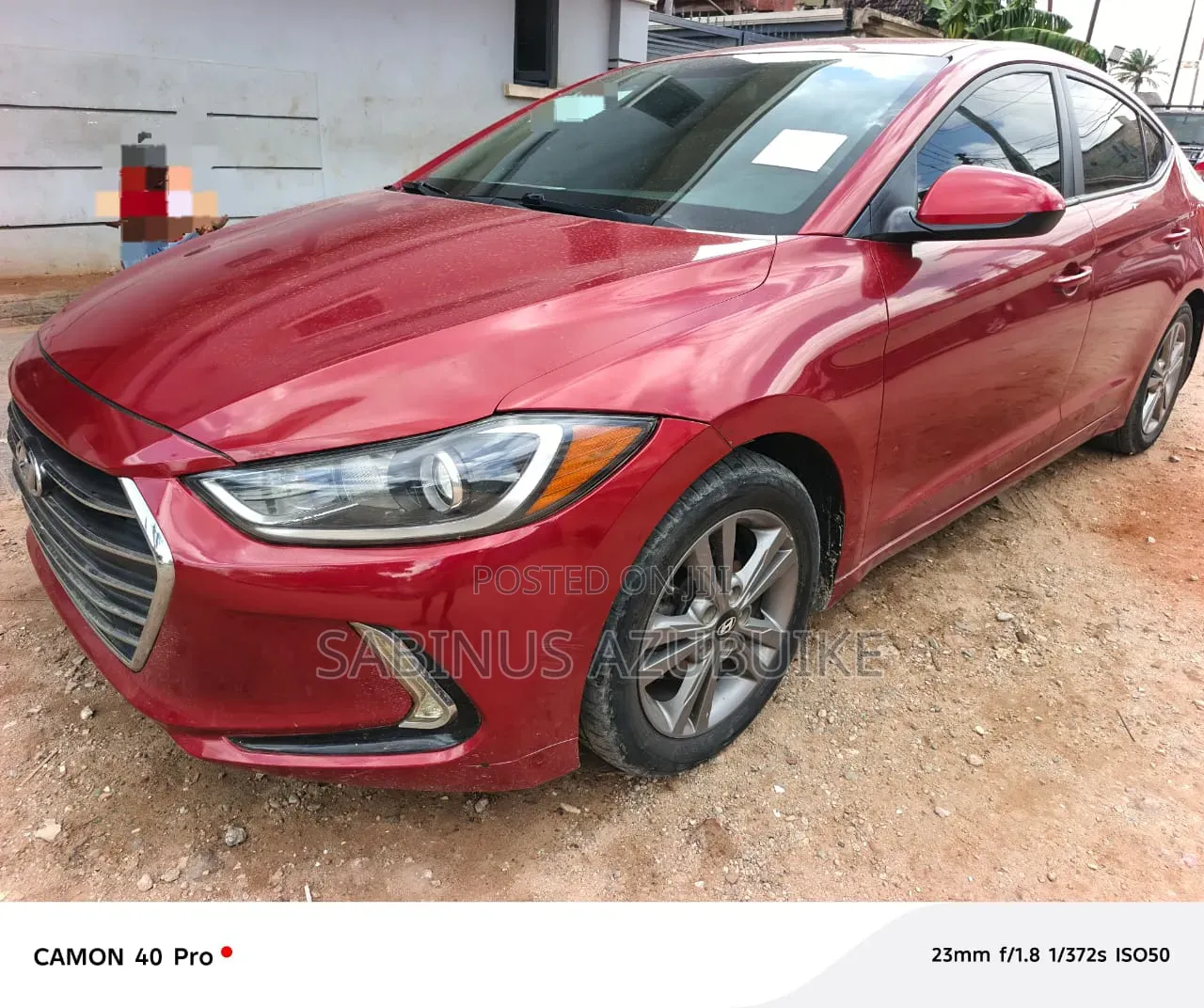 Hyundai Elantra 2017 Red