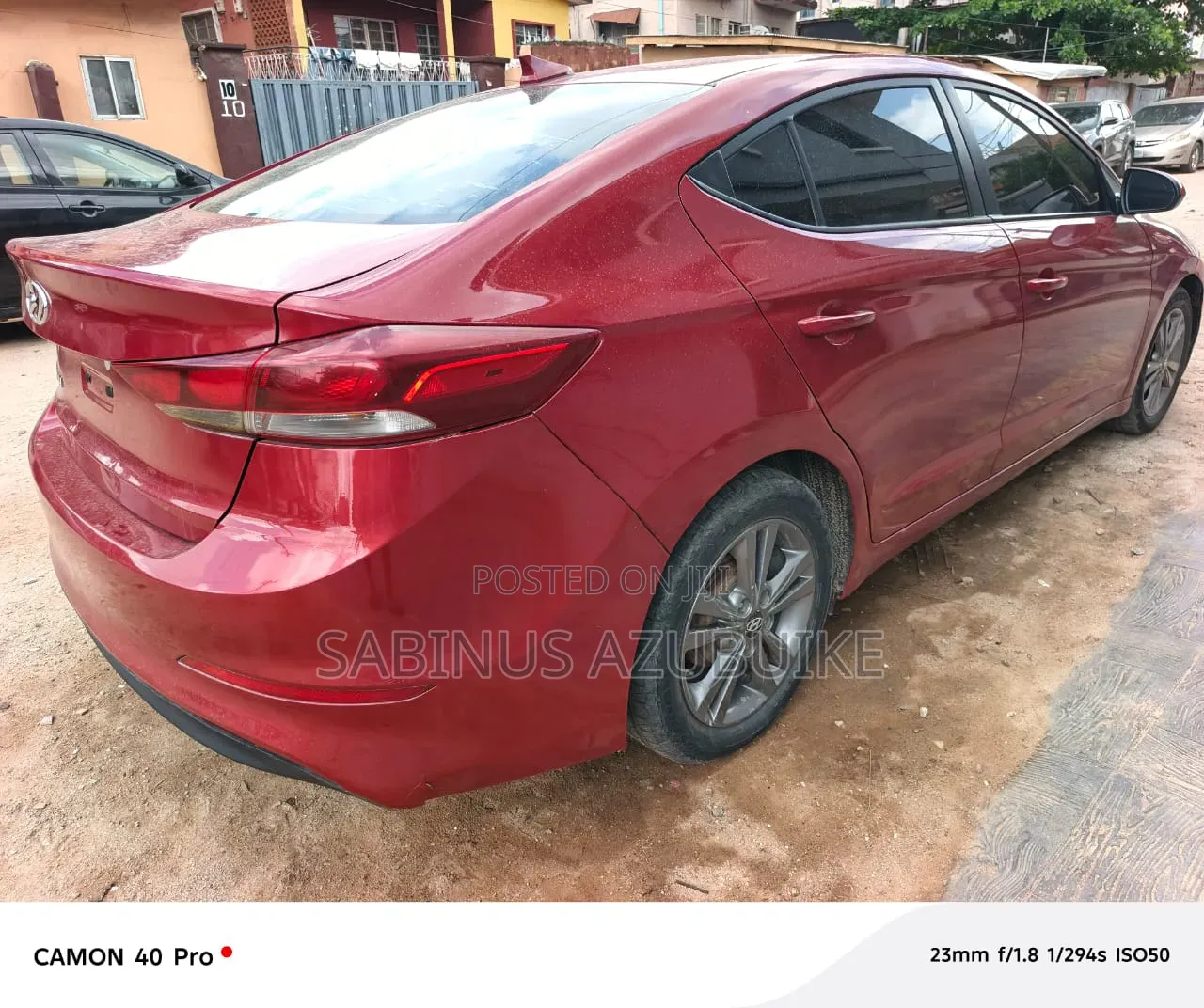 Hyundai Elantra 2017 Red