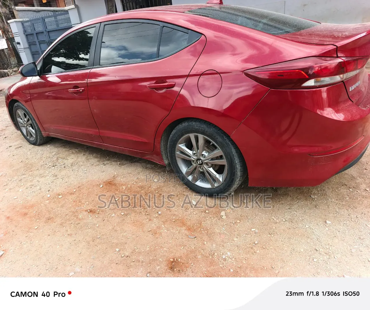 Hyundai Elantra 2017 Red