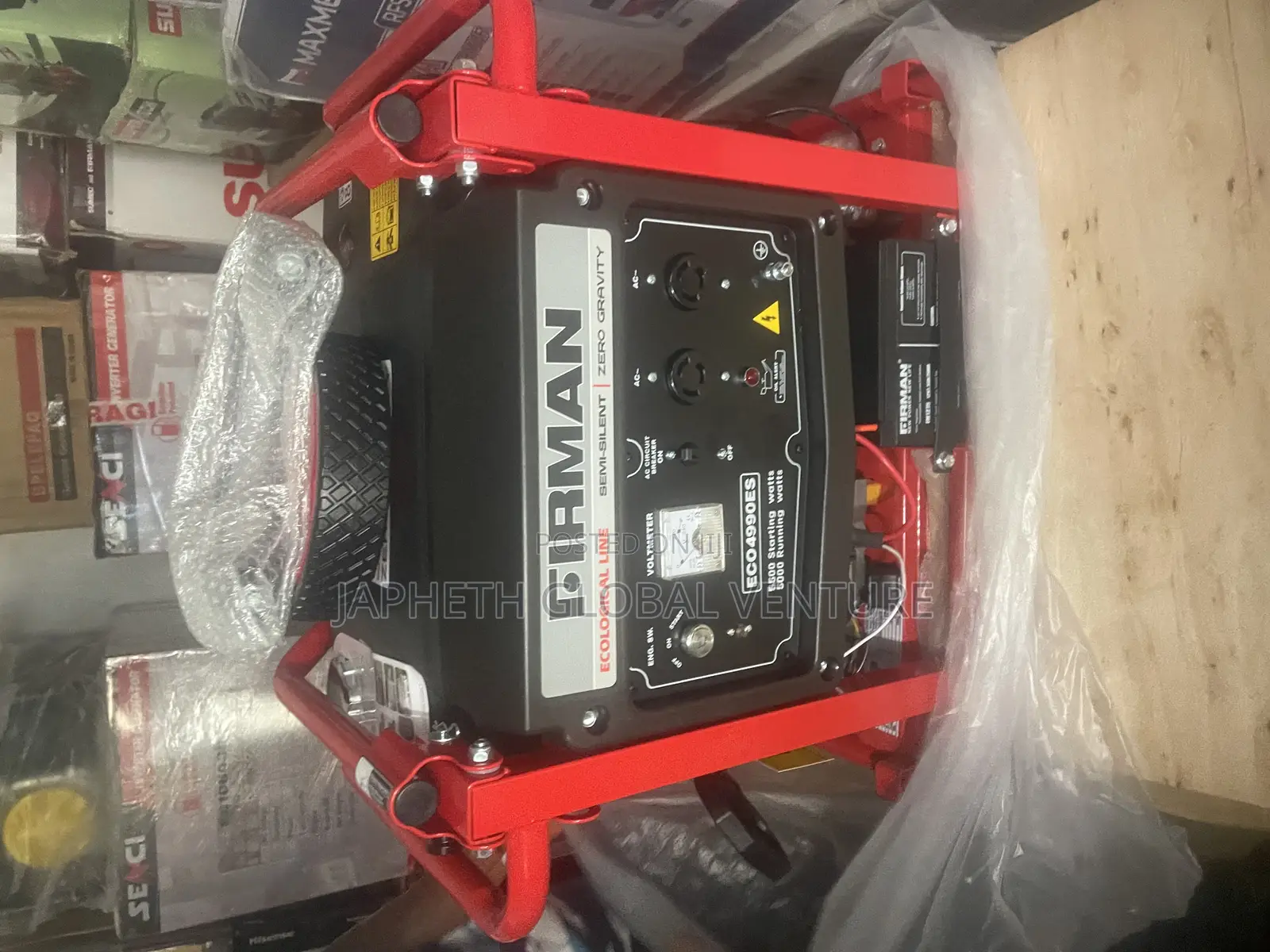 Firman Eco 4990es Fuel Efficient Generator With Wheels