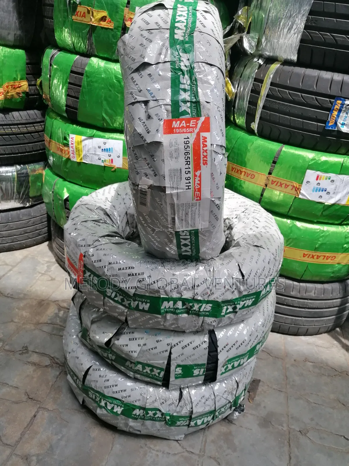 195/65r15 Maxxis Tyre Made in Taiwan and Thailand