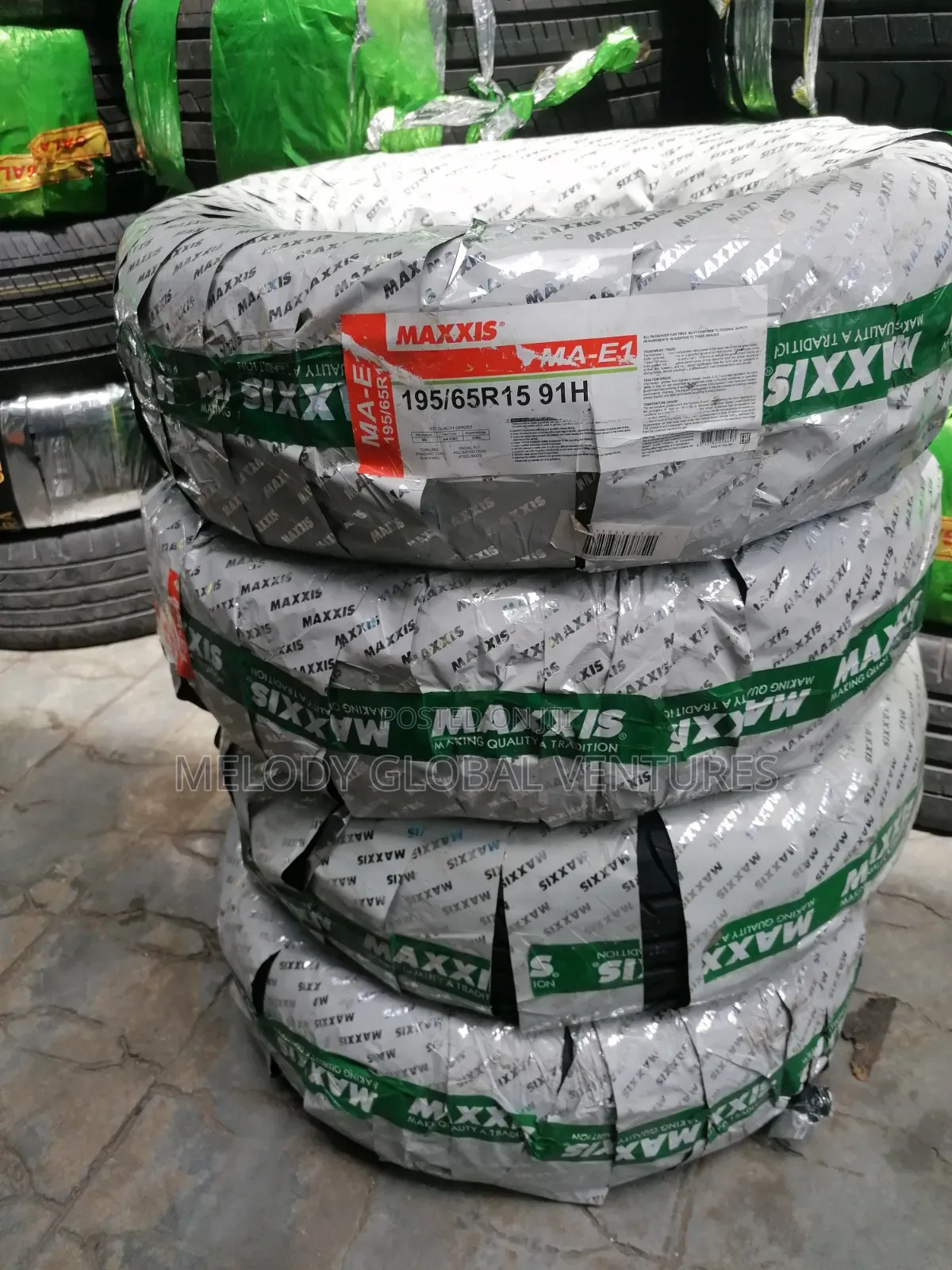 195/65r15 Maxxis Tyre Made in Taiwan and Thailand
