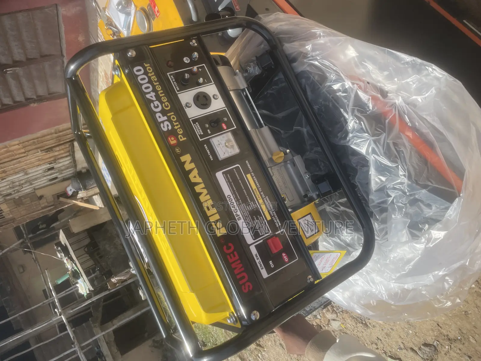 Original Firman Spg4000 Manual Start Generator 4.5kva