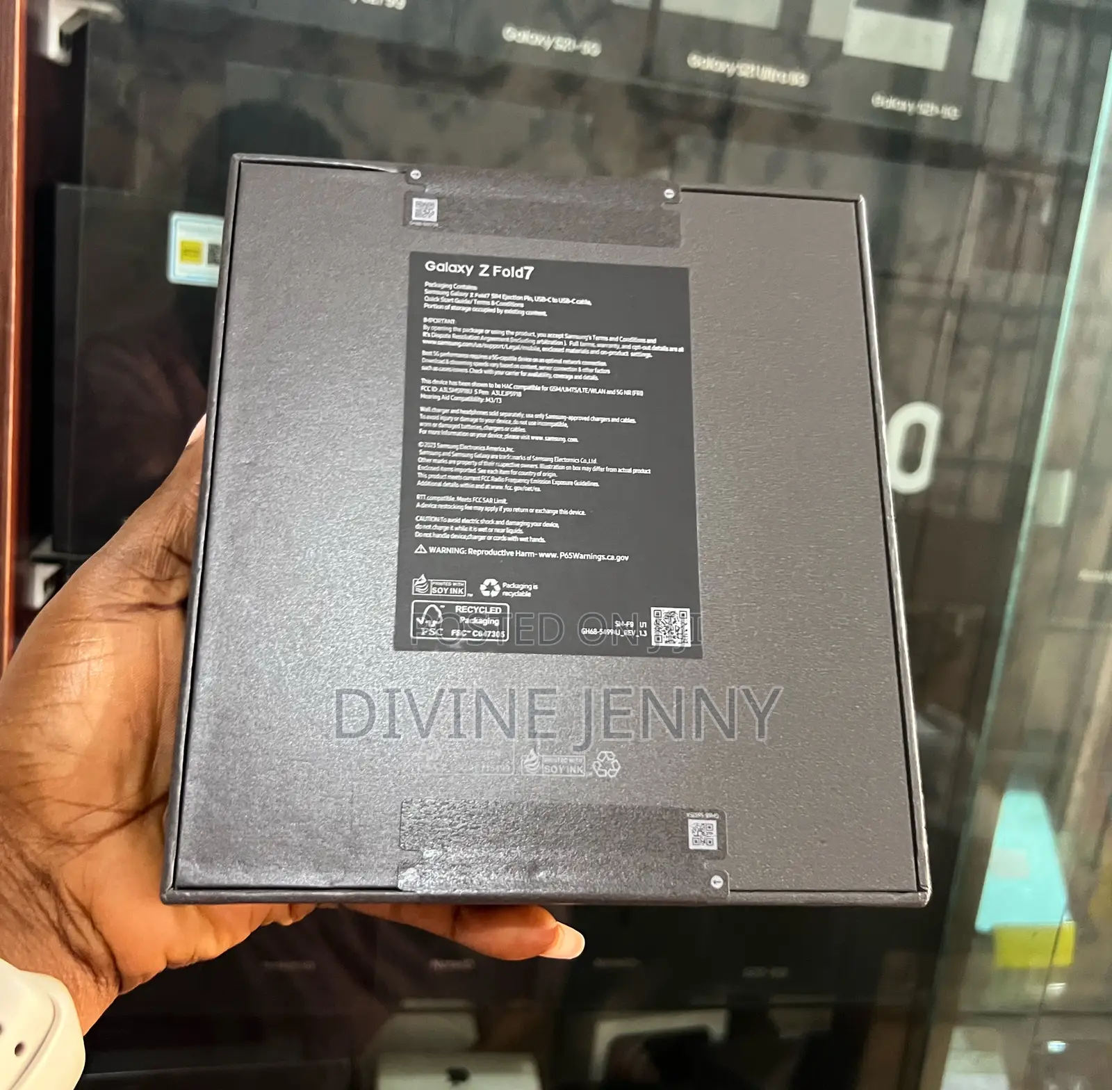 New Samsung Galaxy Z Fold7 256 GB Blue