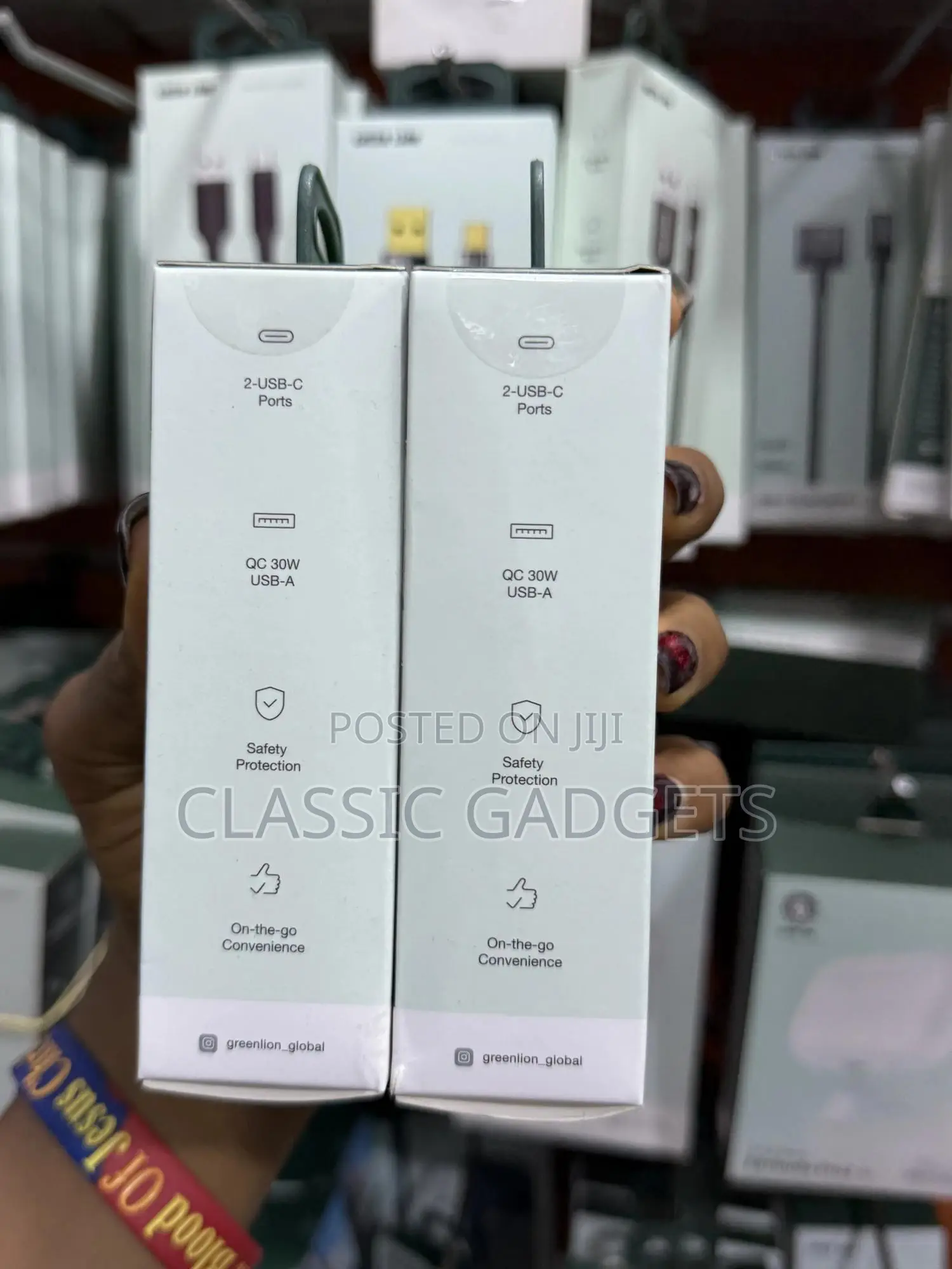 Green Lion Drive Core TFT Car Charger