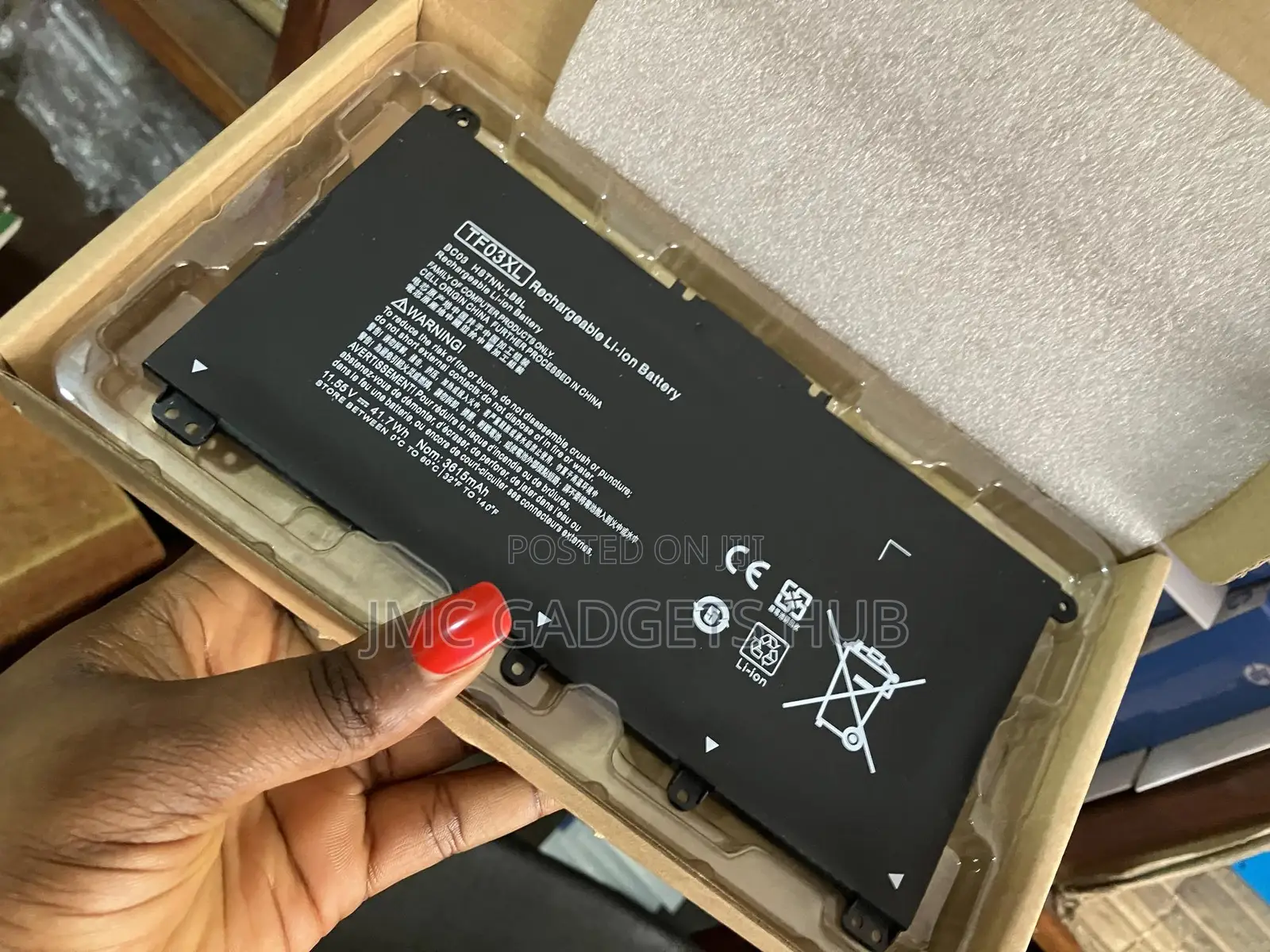 Hp Original Tf03xl Battery