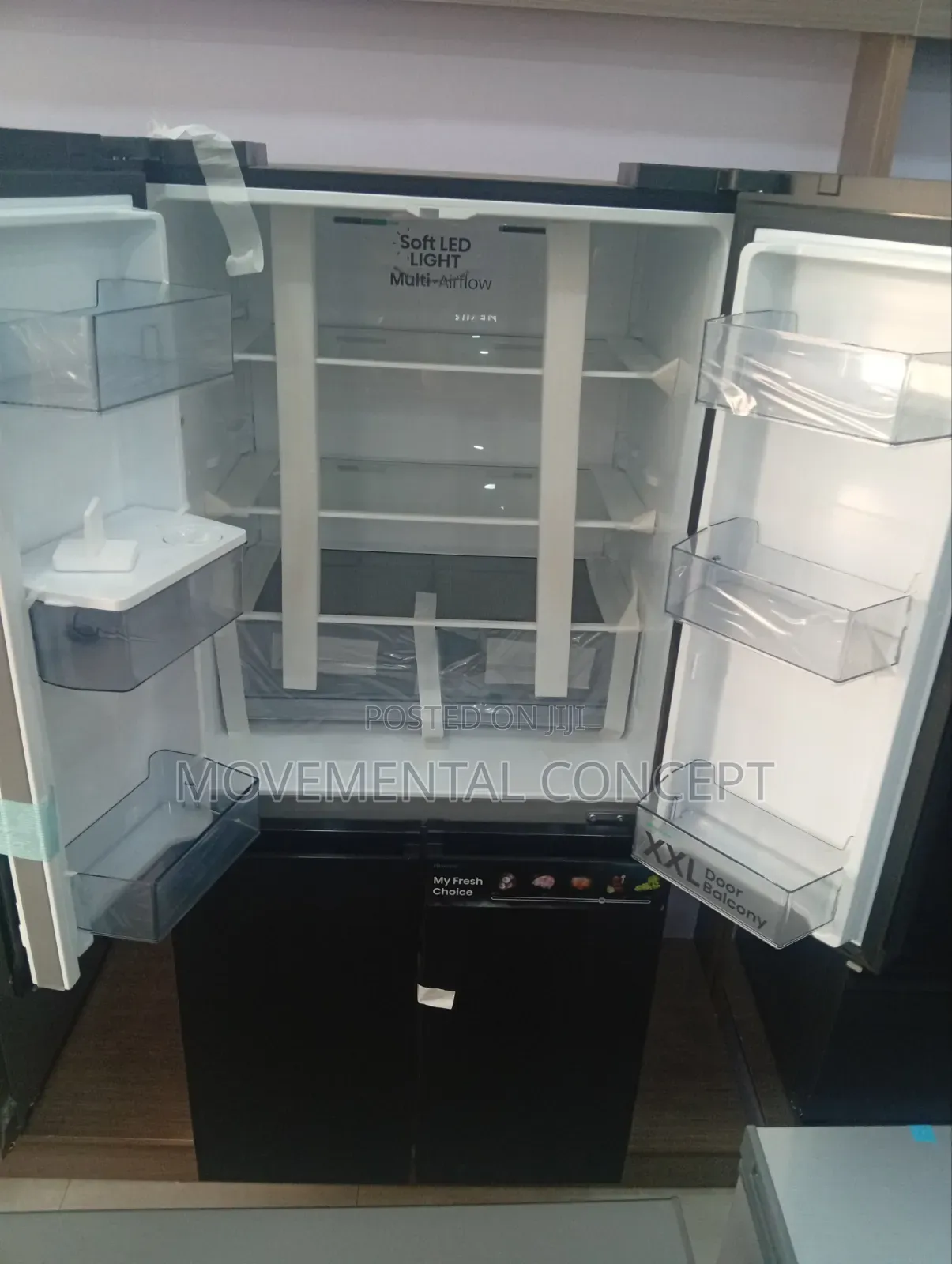 Hisense Inverter Side by Side Refrigerator 482litres