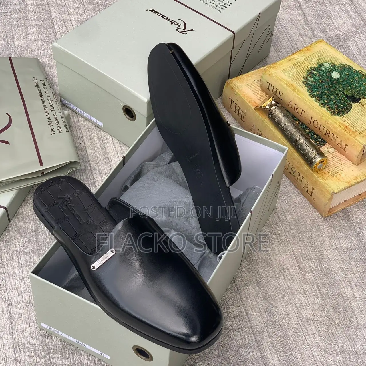 Original Richwanaz Italian Leather Mules
