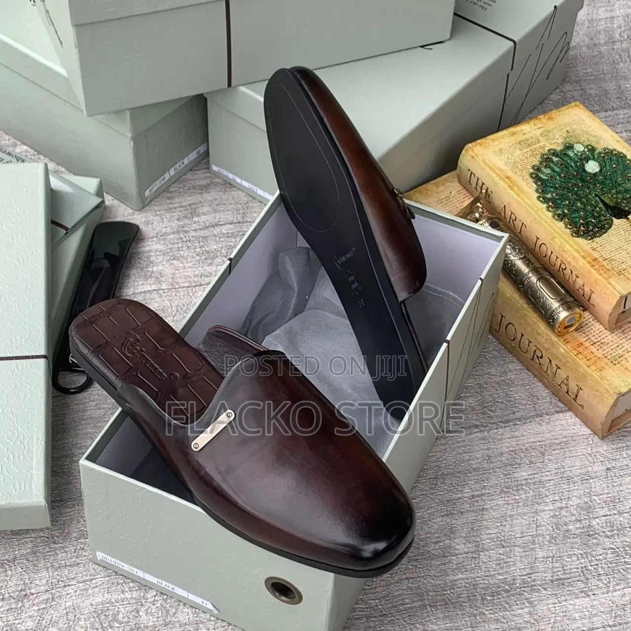 Original Richwanaz Italian Leather Mules