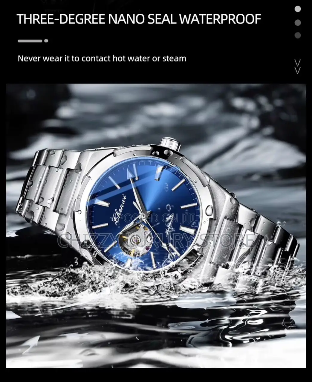 Chenxi Quality Men Chain Strap Wristwatch