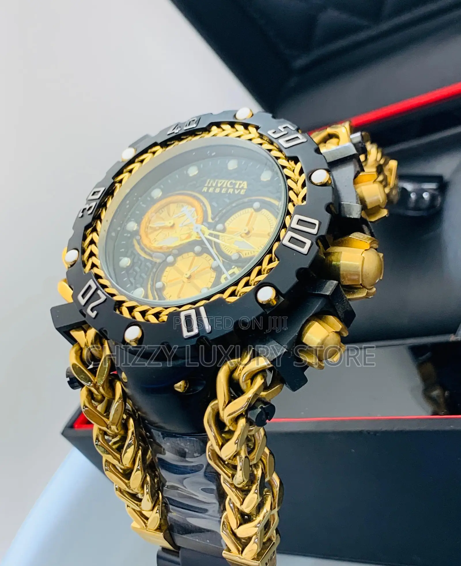 Invicta Quality Luxury Men Automatic Engine Wristwatch