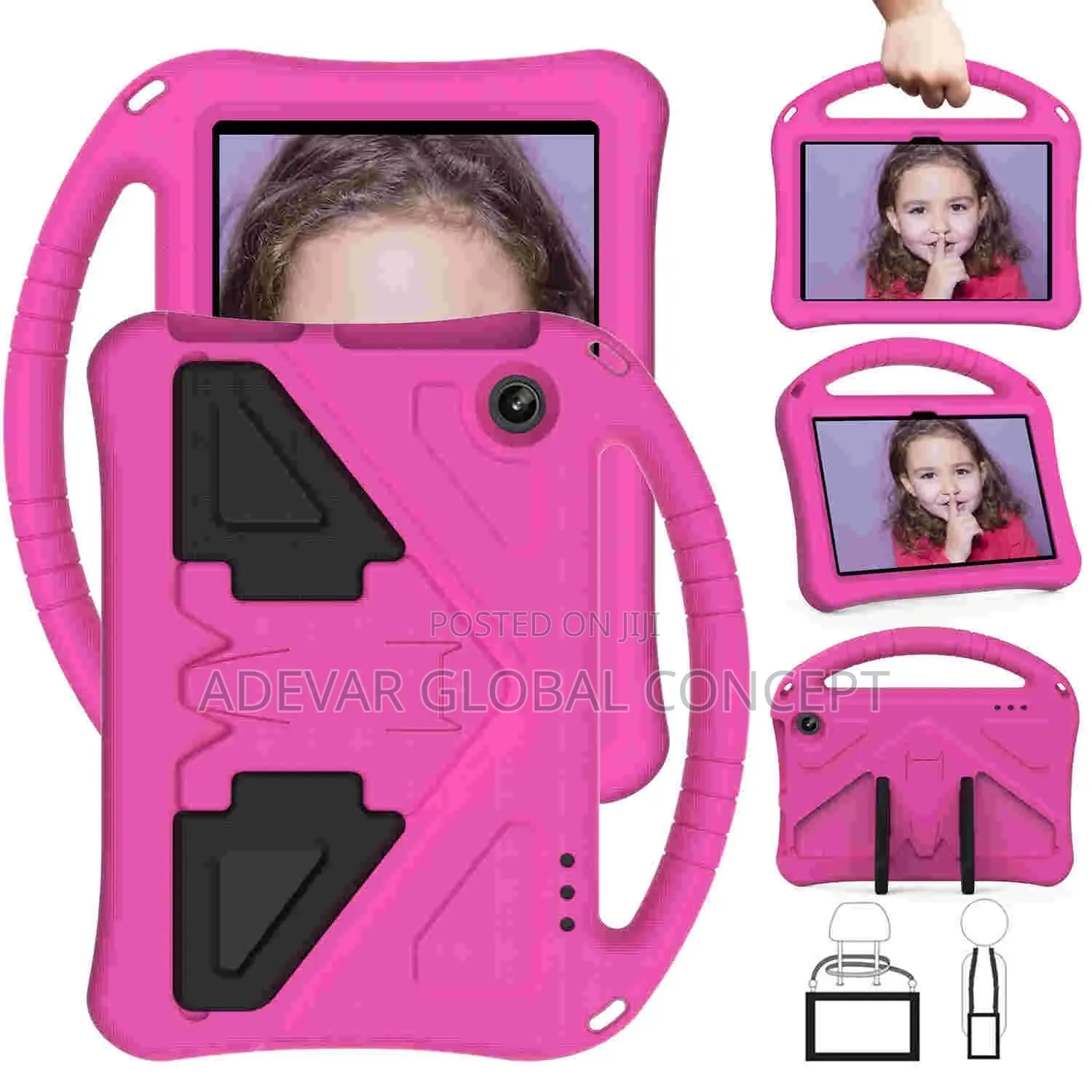 Case Pouch For Amazon Fire Hd 7" 2022, Kids Friendly