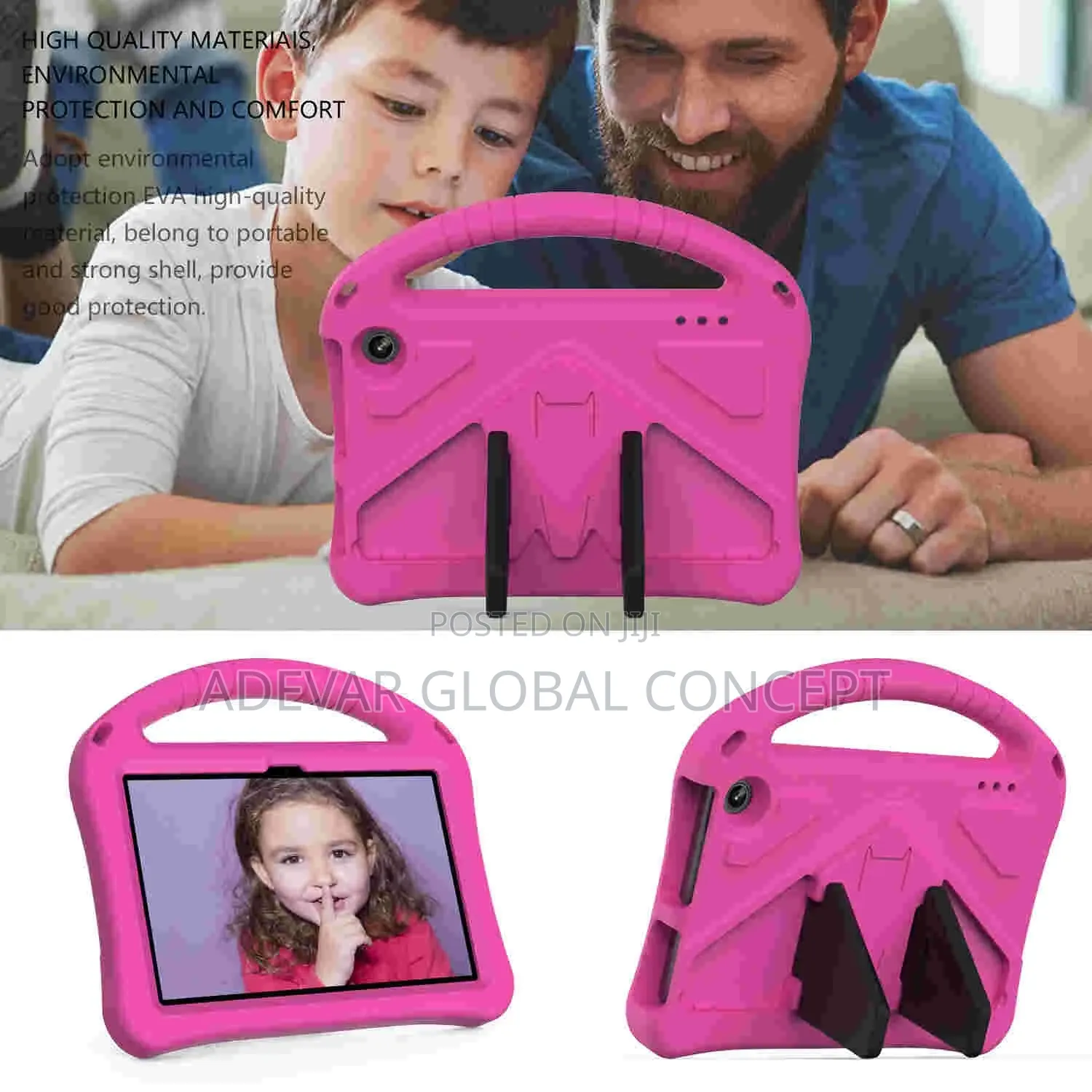 Case Pouch For Amazon Fire Hd 7" 2022, Kids Friendly