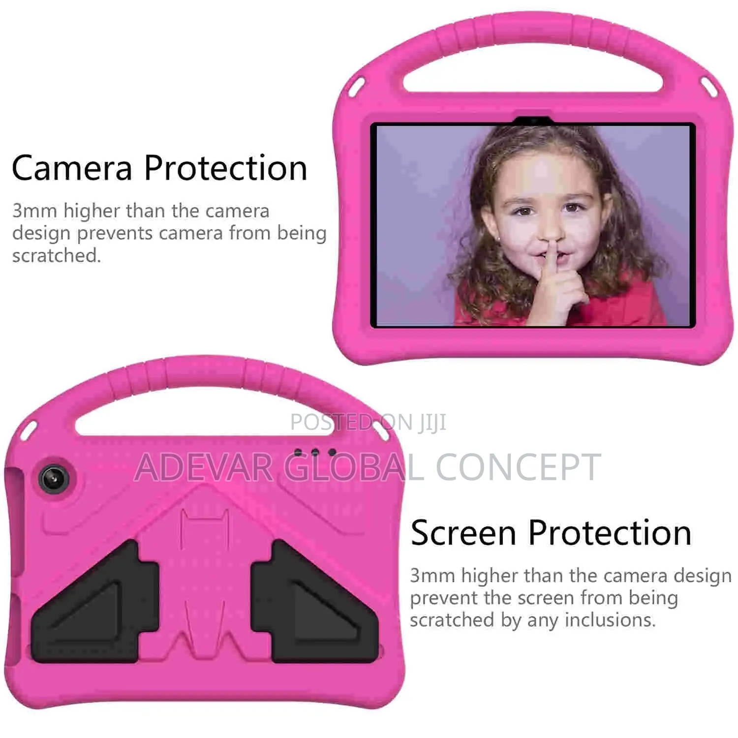 Case Pouch For Amazon Fire Hd 7" 2022, Kids Friendly