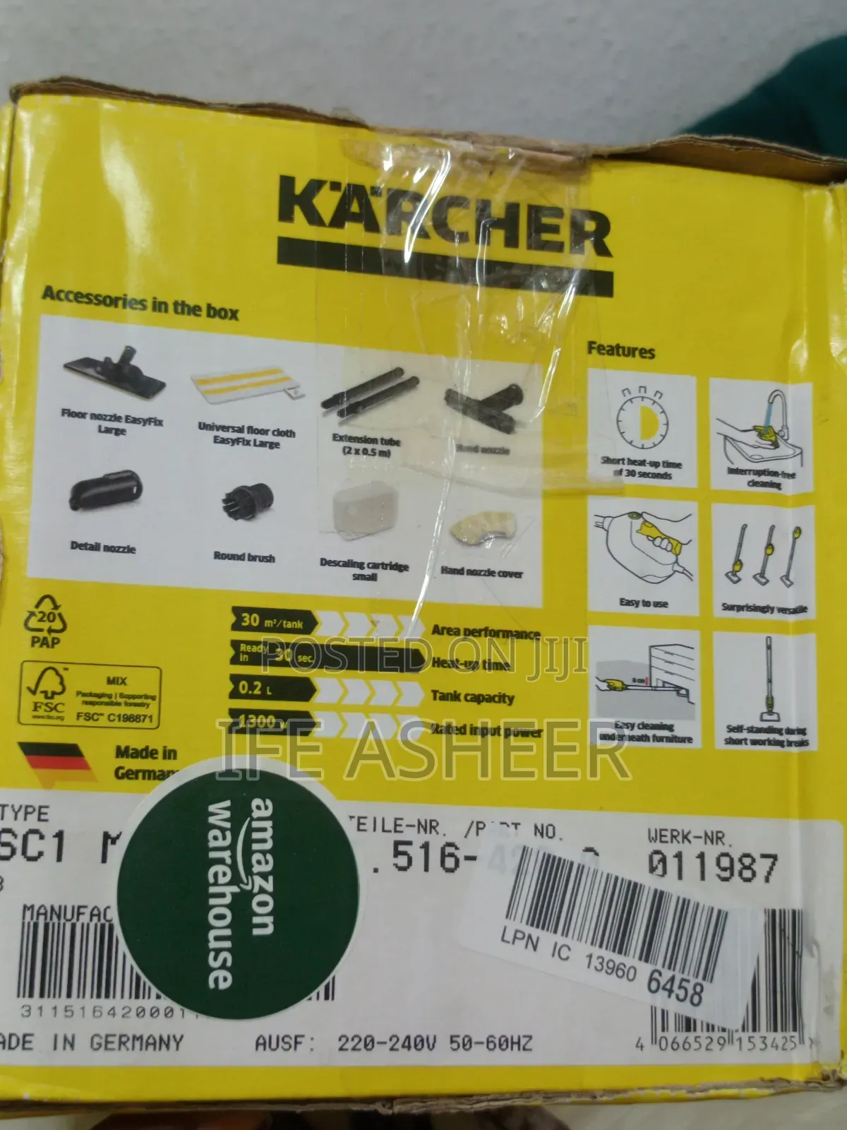 Karcher Sc1 Multi Extra Steam Cleaner