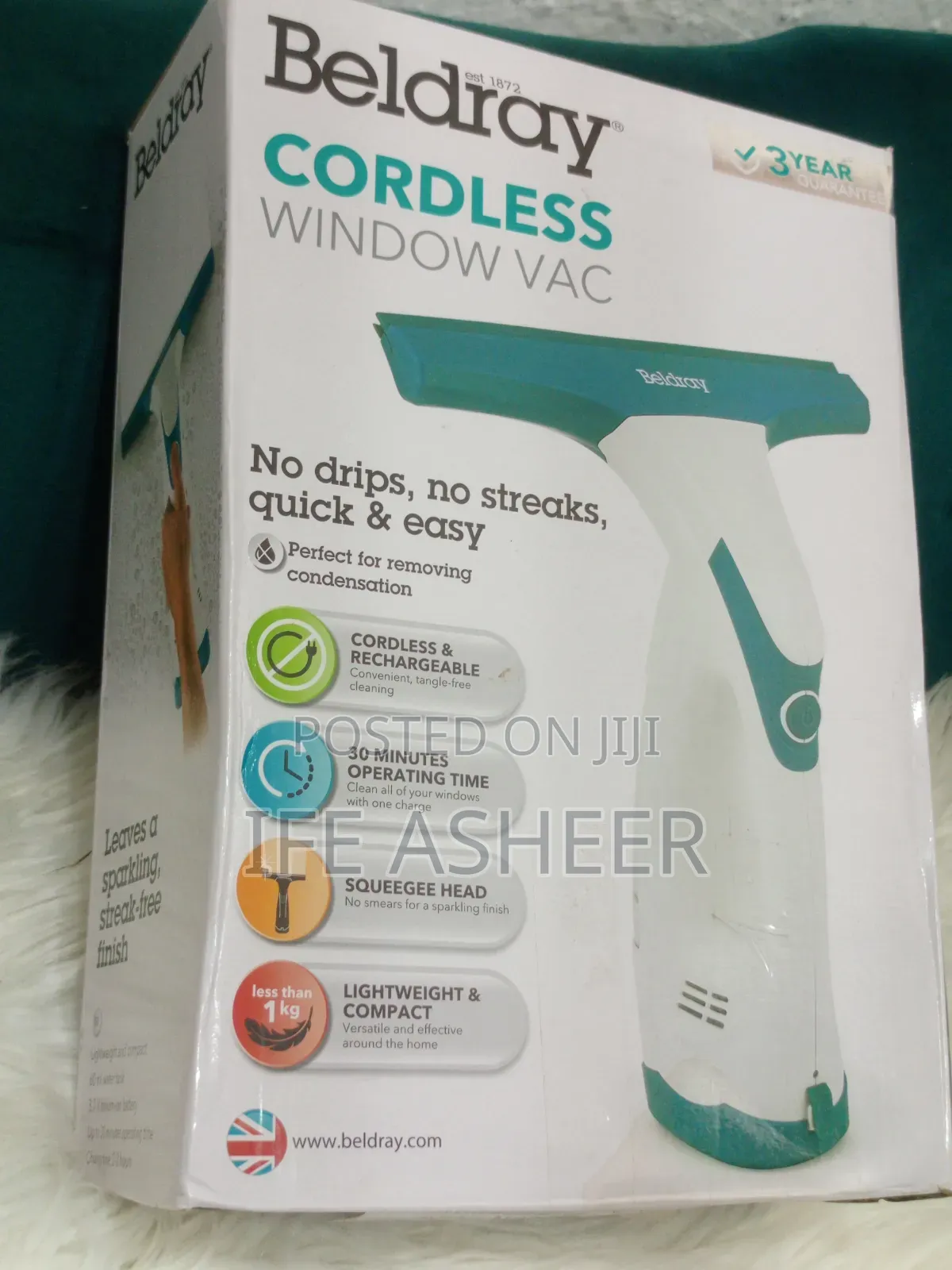 Beldray Cordless Window Vac