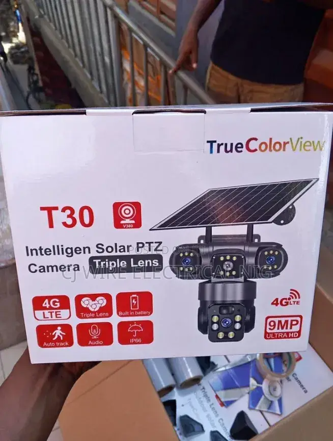Intelligen Solar PTZ Camera Triple Lens
