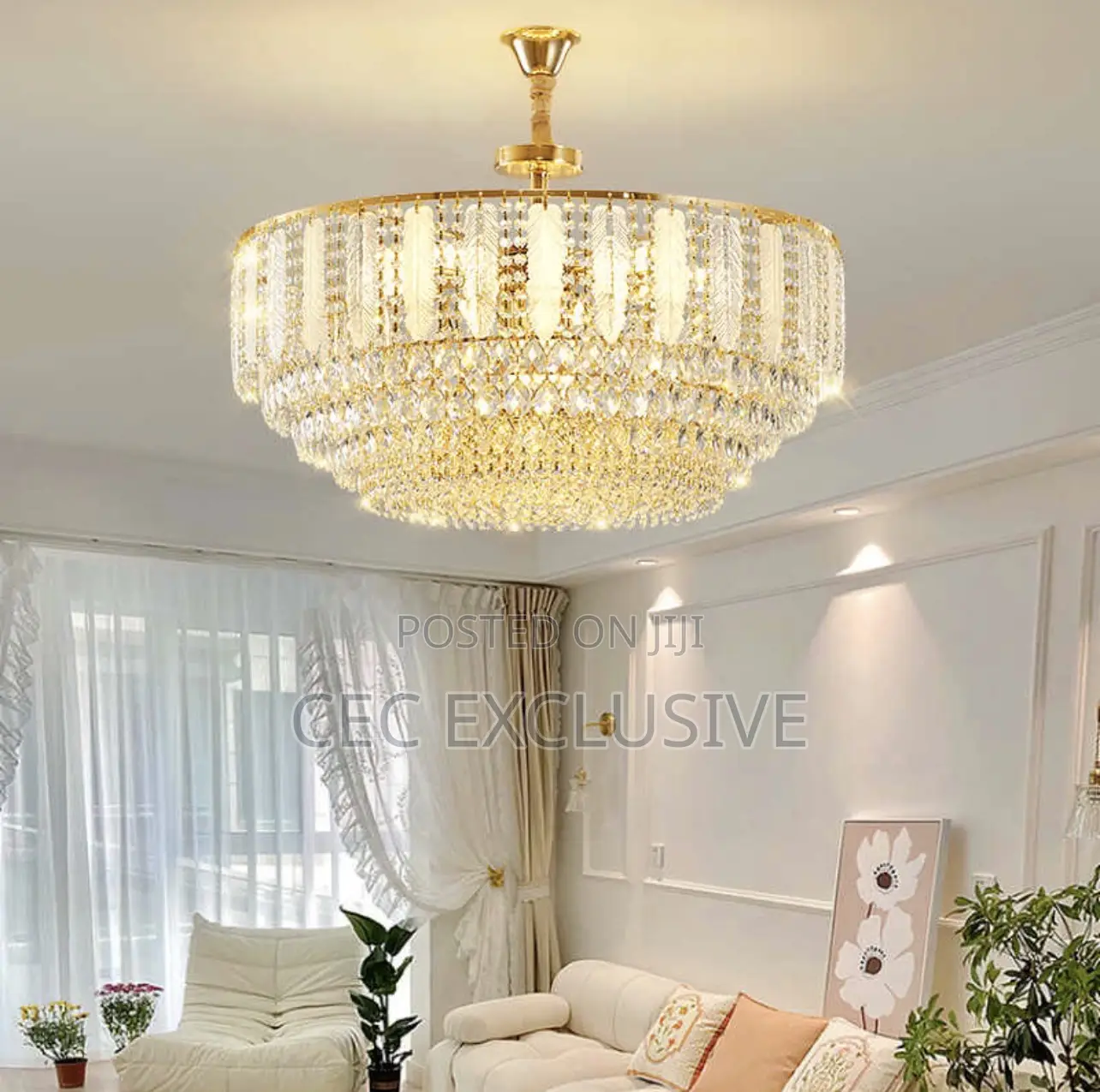 Dropping Led Crystal Chandelier