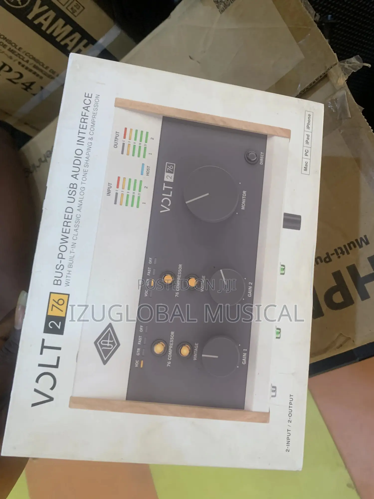Universal Audio Volt 276 Portable 2×2 Usb Type-C Audio/Midi Interface