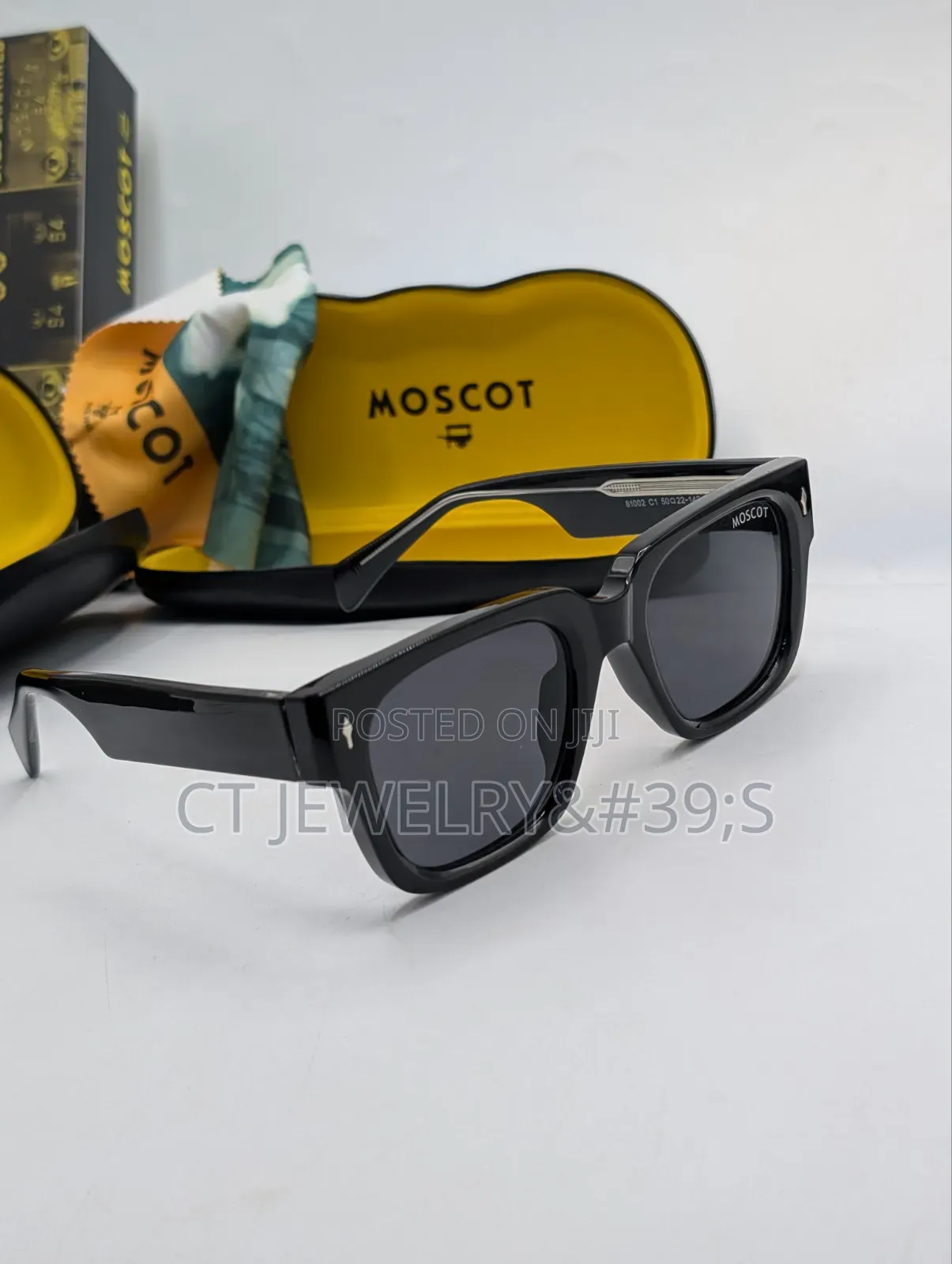 Original Moscot Premium Fashion Sunglasses Bold Square Frame