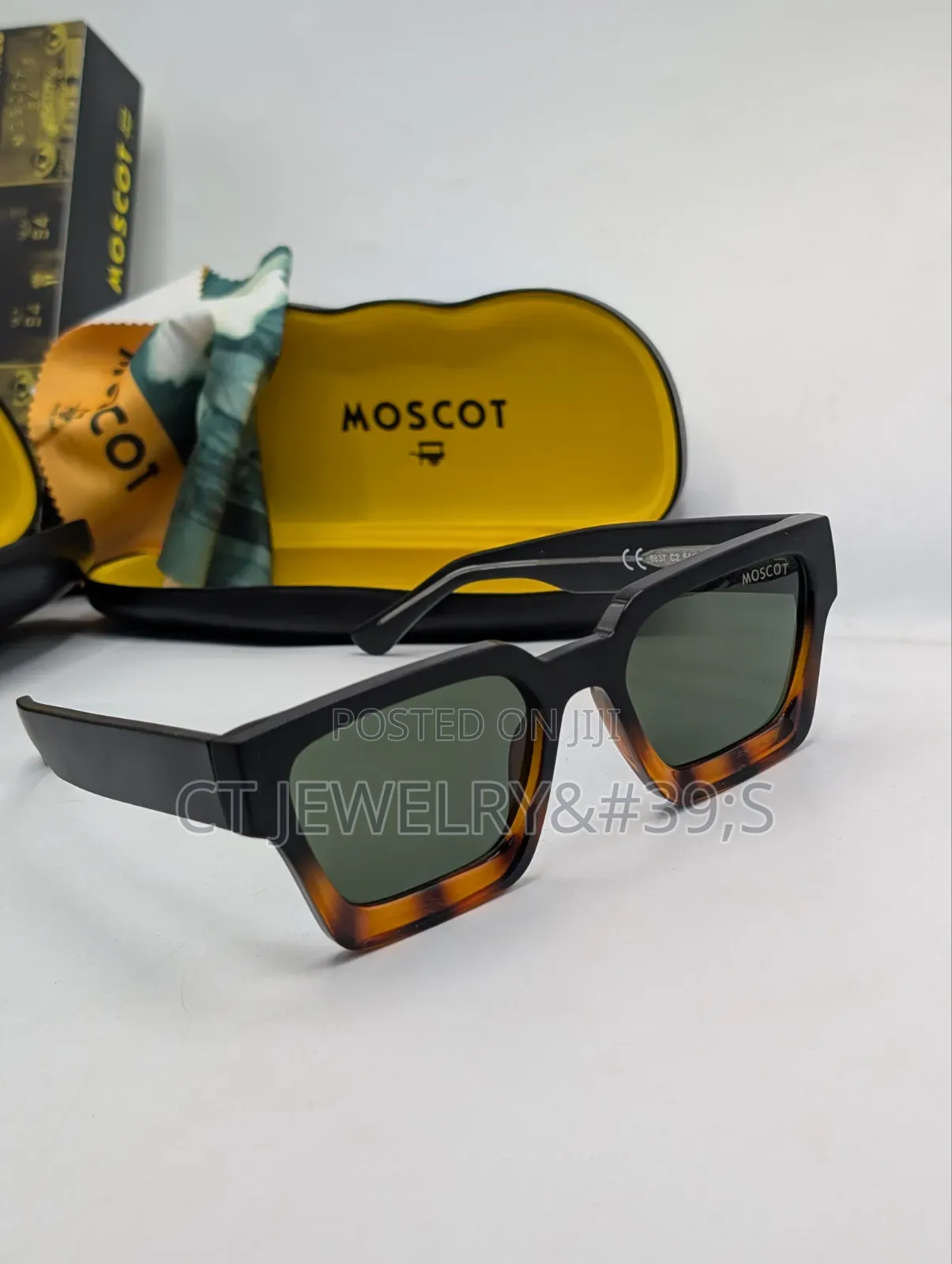 Original Moscot Premium Fashion Sunglasses Bold Square Frame