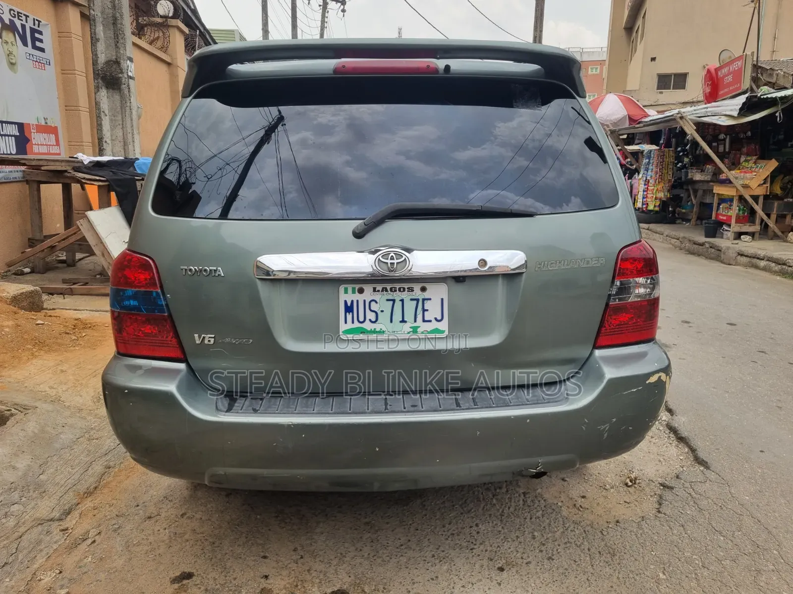 Toyota Highlander V6 2005 Green