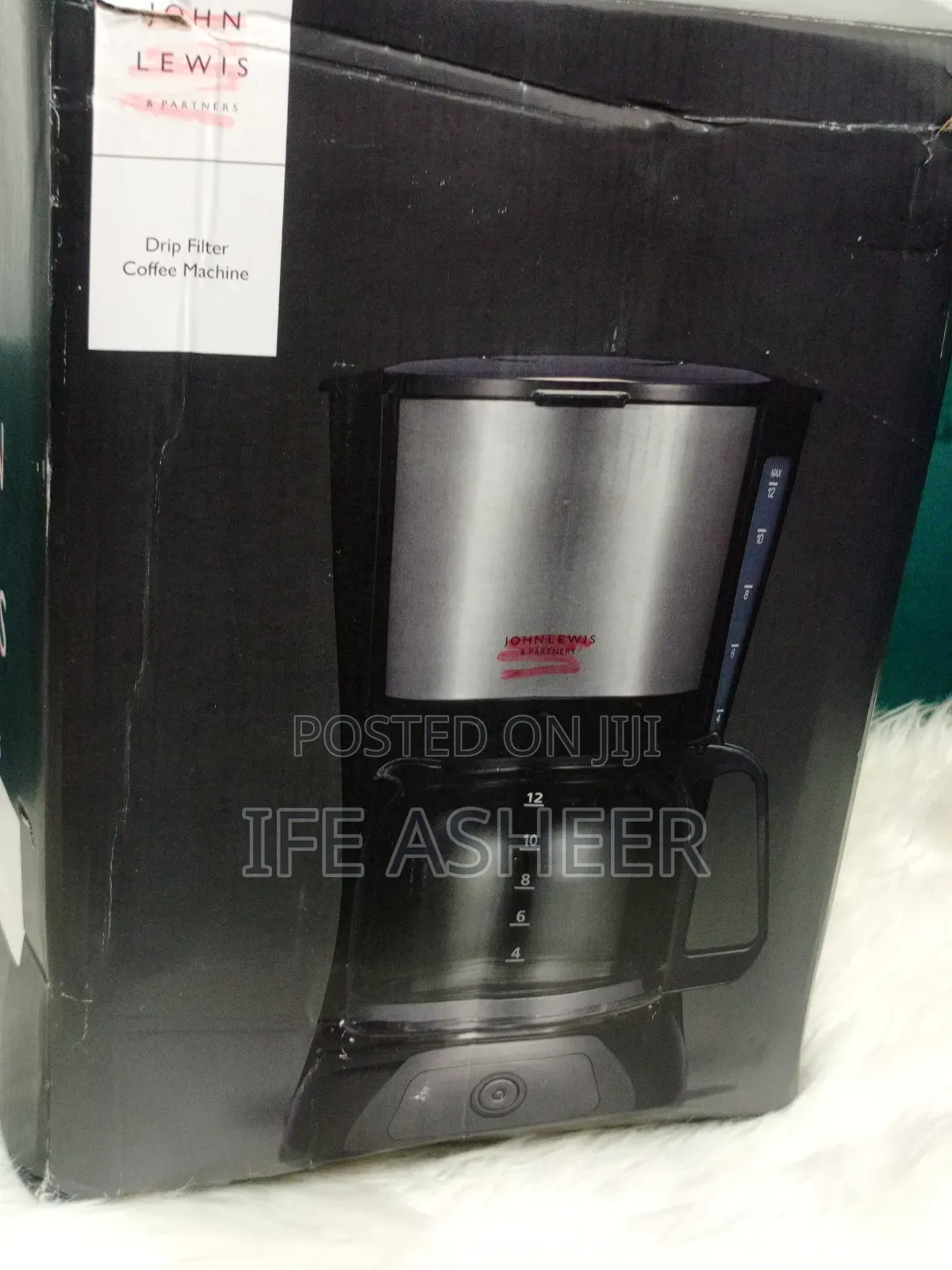 John Lewis Drip Filter Coffee Machine - 1.5lit