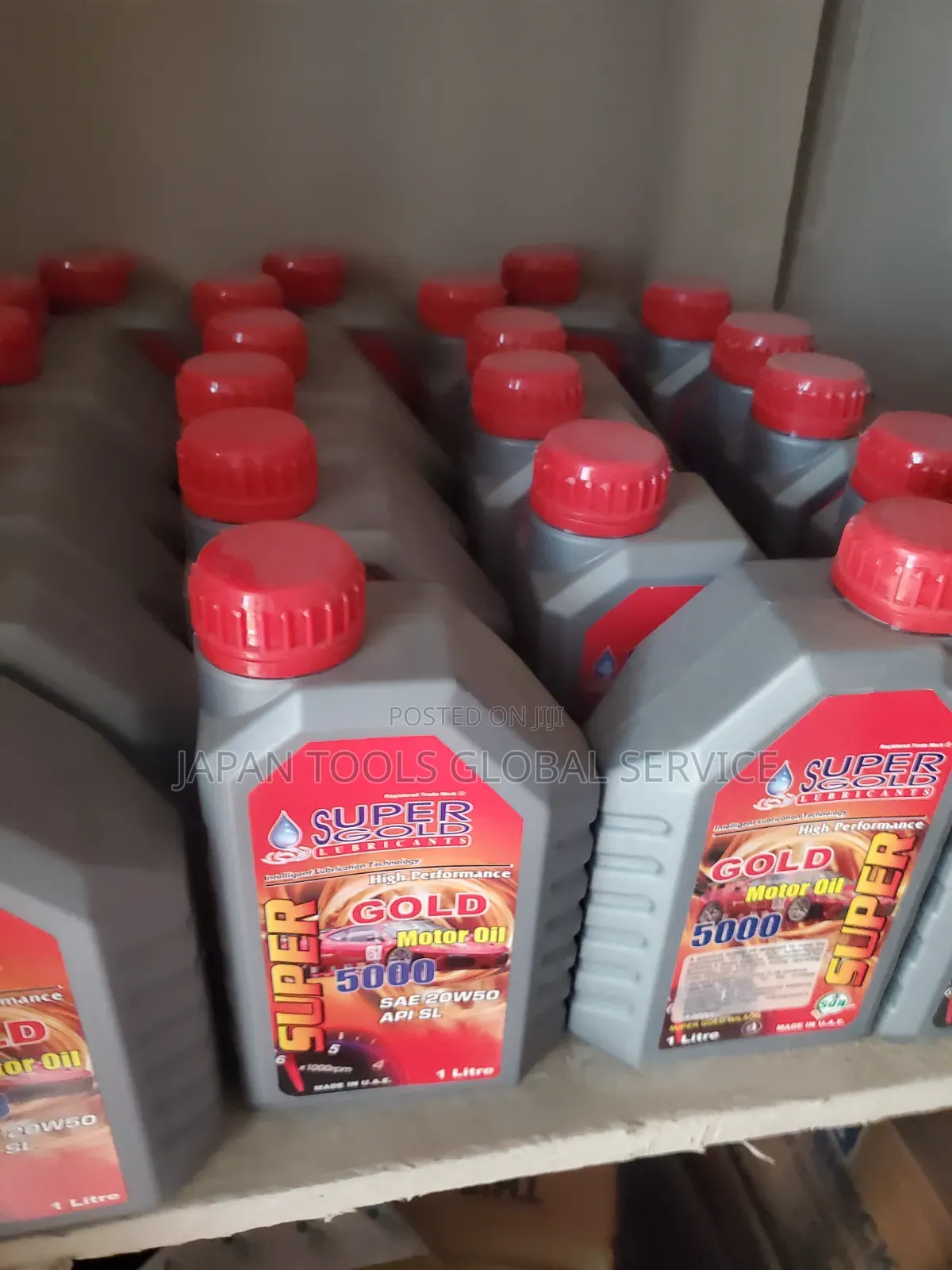 Super Gold Motor Oil 5000 Sae 20w-50 Api Sl (1litre)